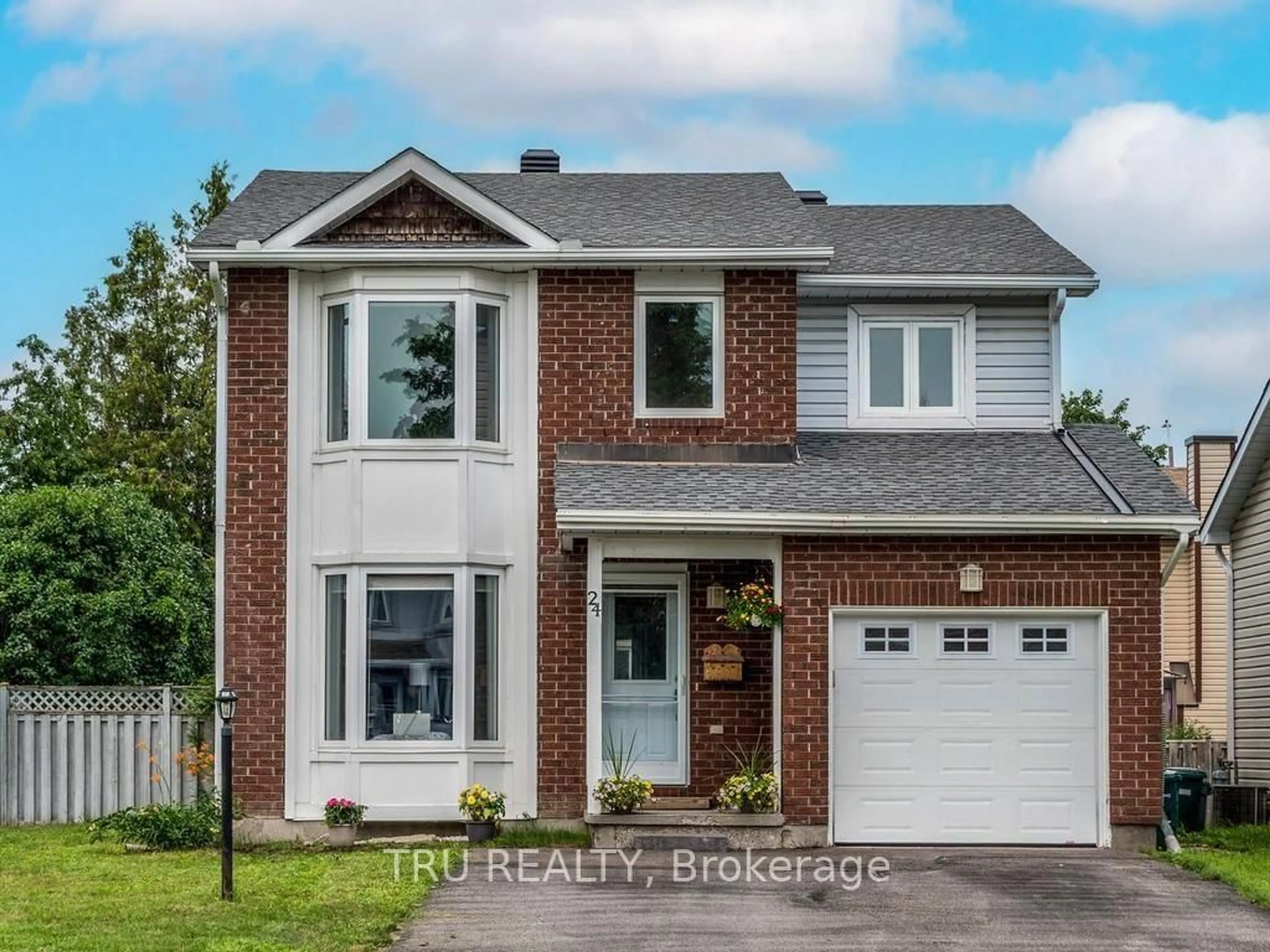 Home with brick exterior material, street for 24 Soho Cres, Ottawa Ontario K2J 2W1