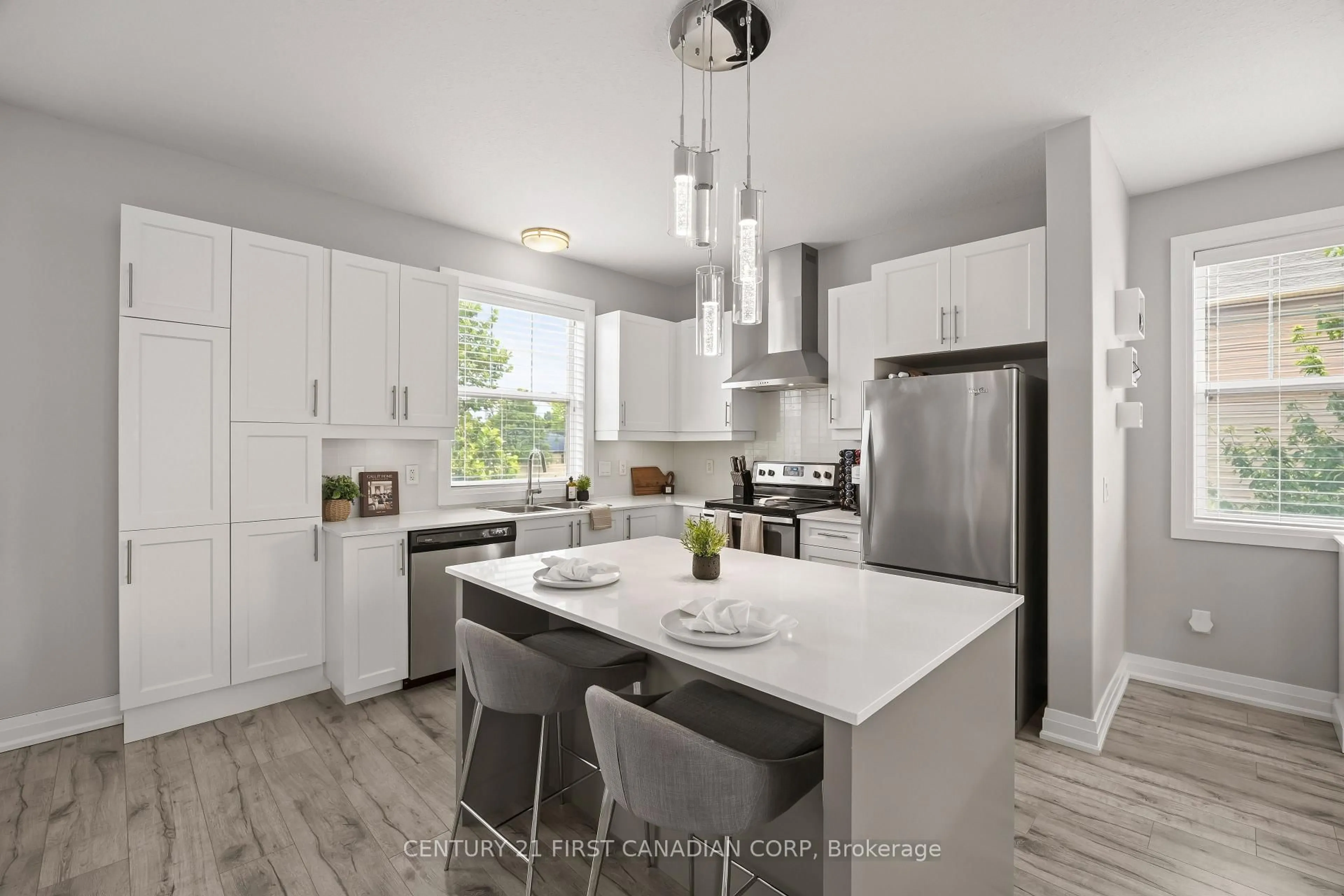 Open concept kitchen, unknown for 3025 Singleton Ave #18, London South Ontario N6L 0B8