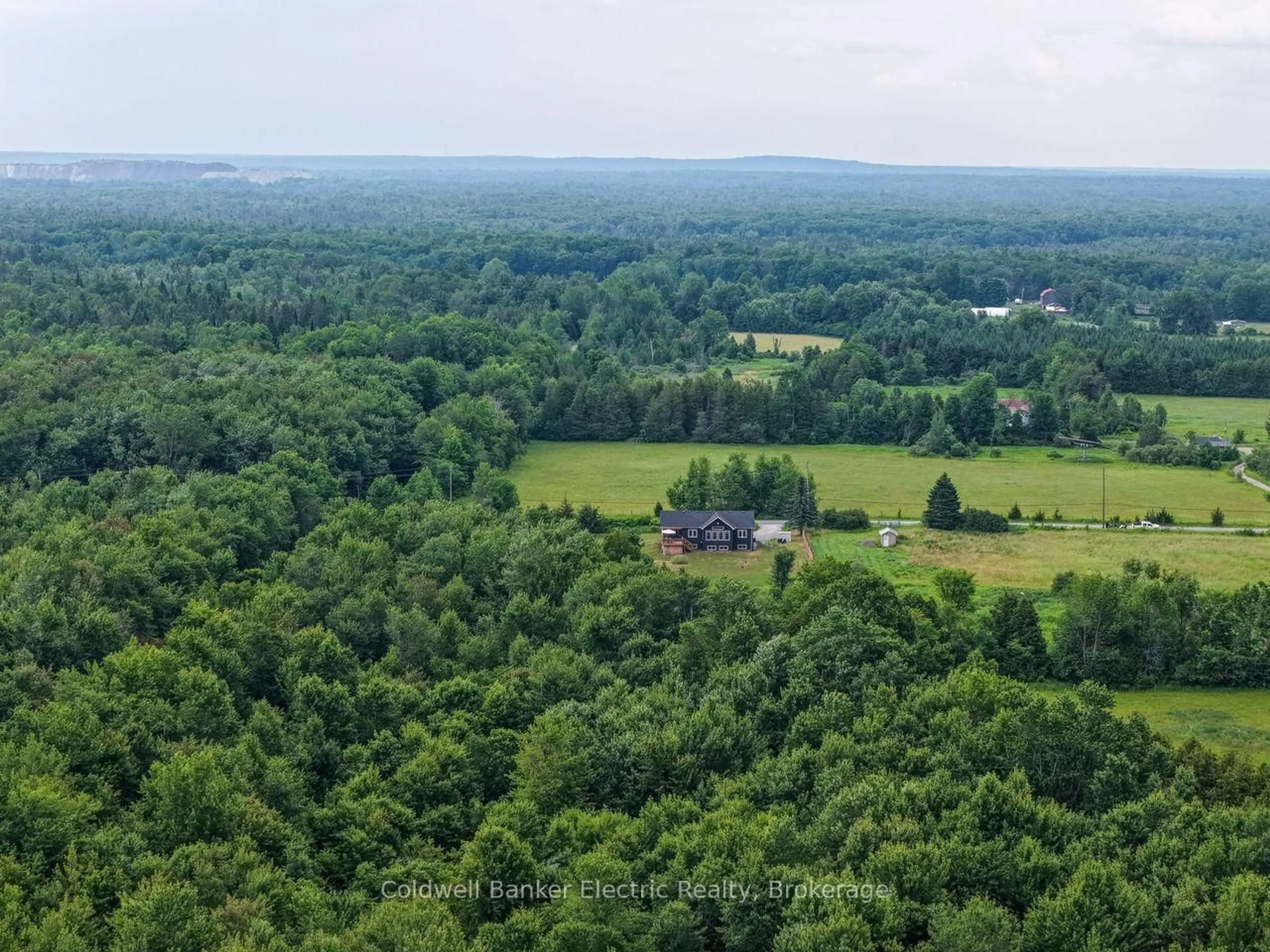 A pic from outside/outdoor area/front of a property/back of a property/a pic from drone, forest/trees view for 548 Tiffen Rd, Limoges Ontario K0K 2M0