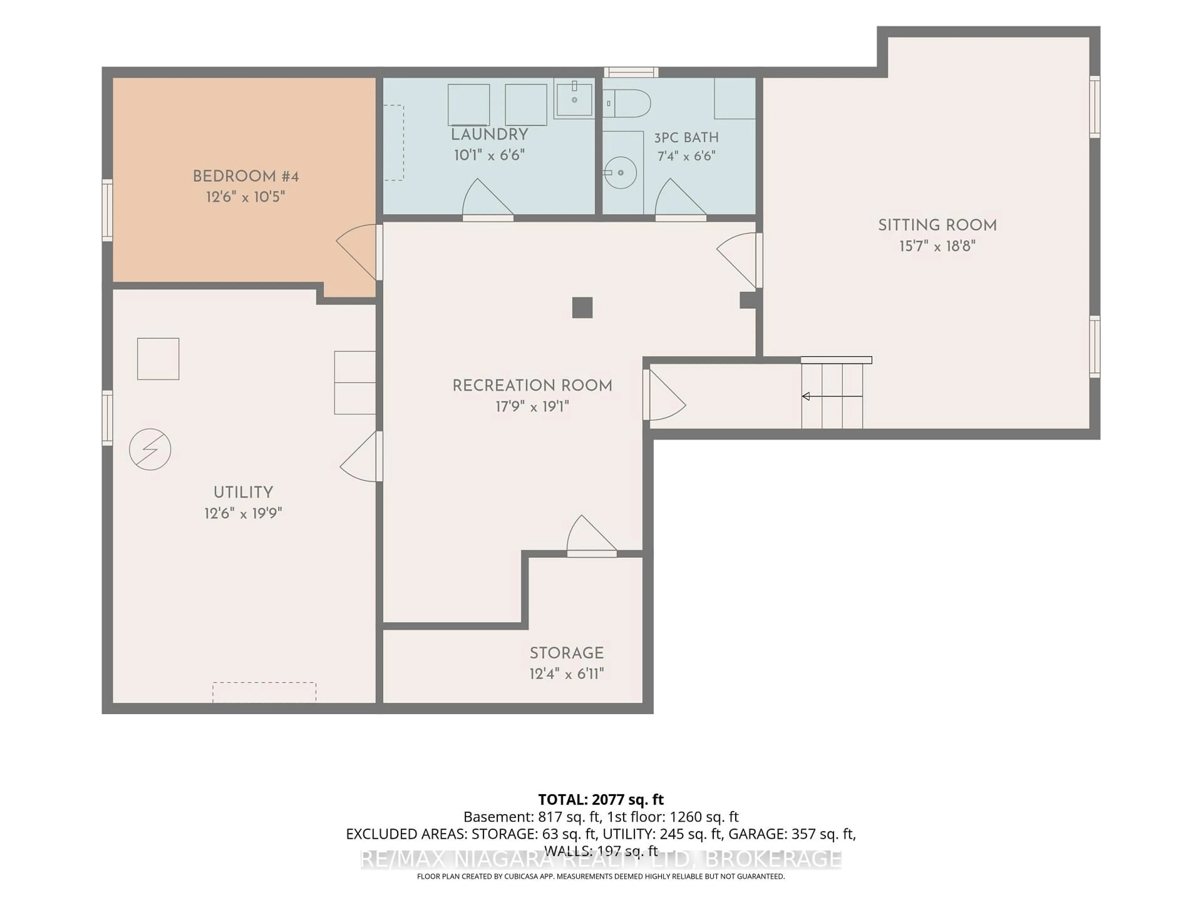 Floor plan for 58 Adelaide St, Fort Erie Ontario L2A 5K5