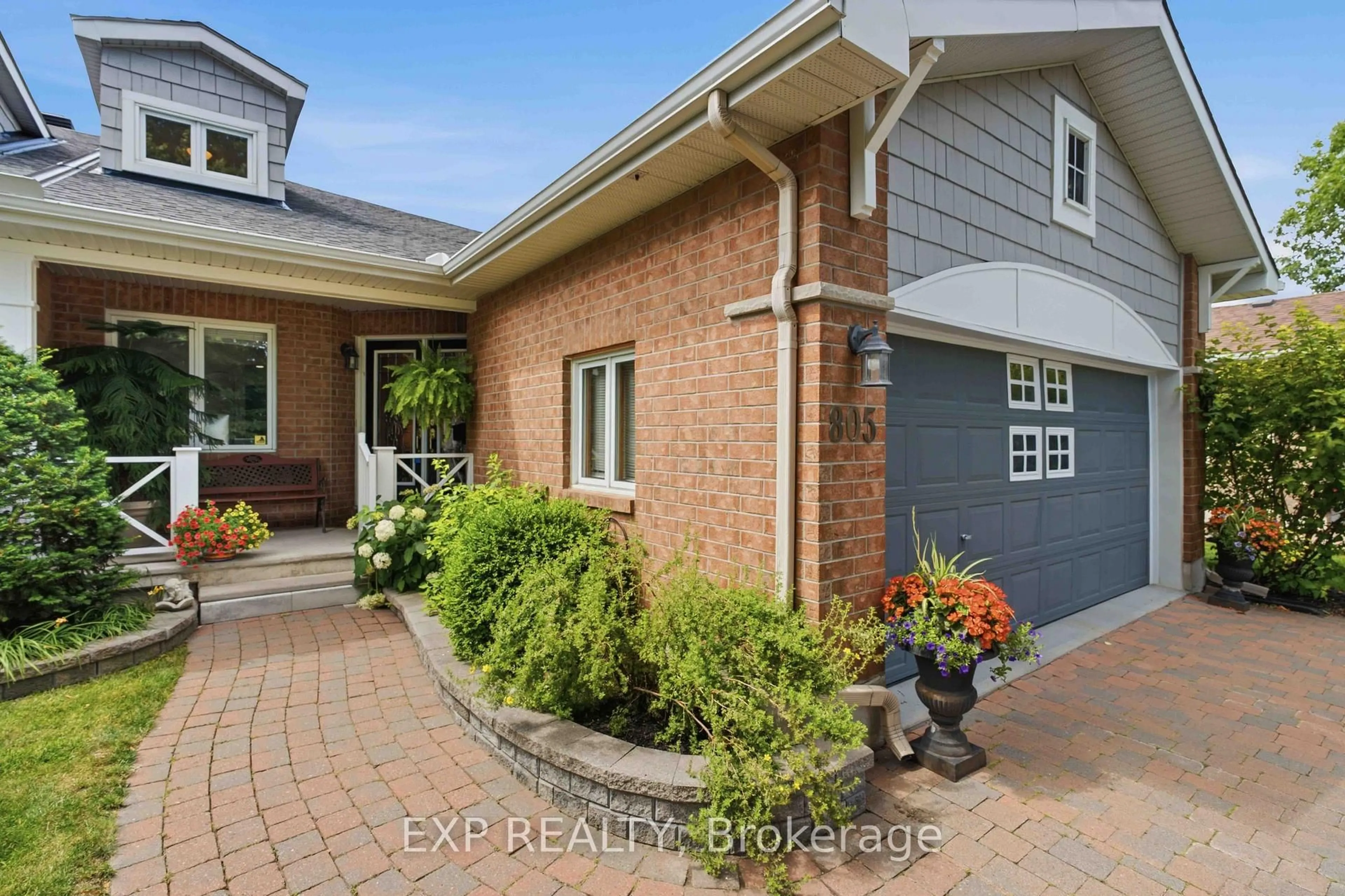 Home with brick exterior material, street for 805 Hot Springs Way, Ottawa Ontario K1V 1R9