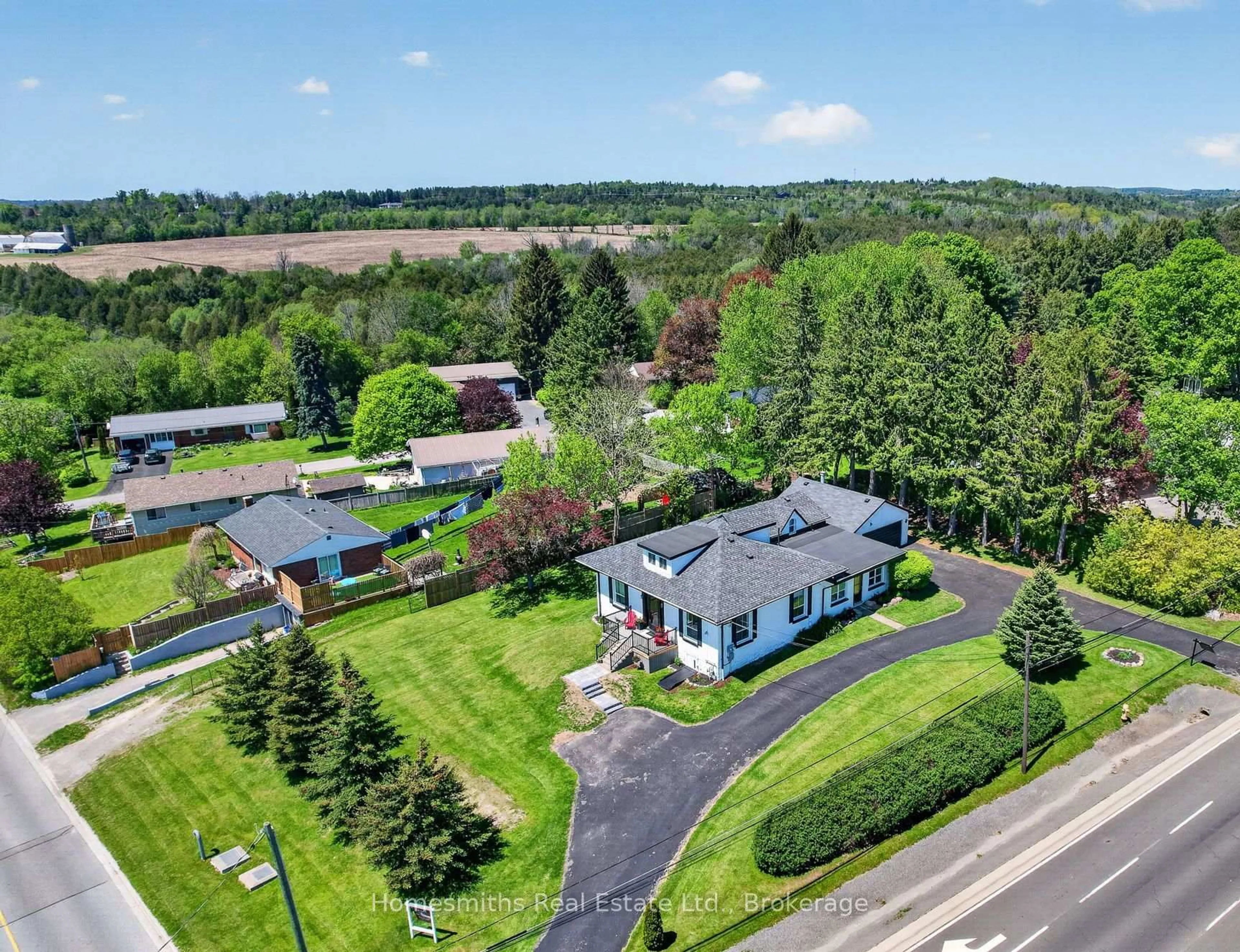 A pic from outside/outdoor area/front of a property/back of a property/a pic from drone, unknown for 8766 Danforth Rd, Hamilton Township Ontario K9A 0X6