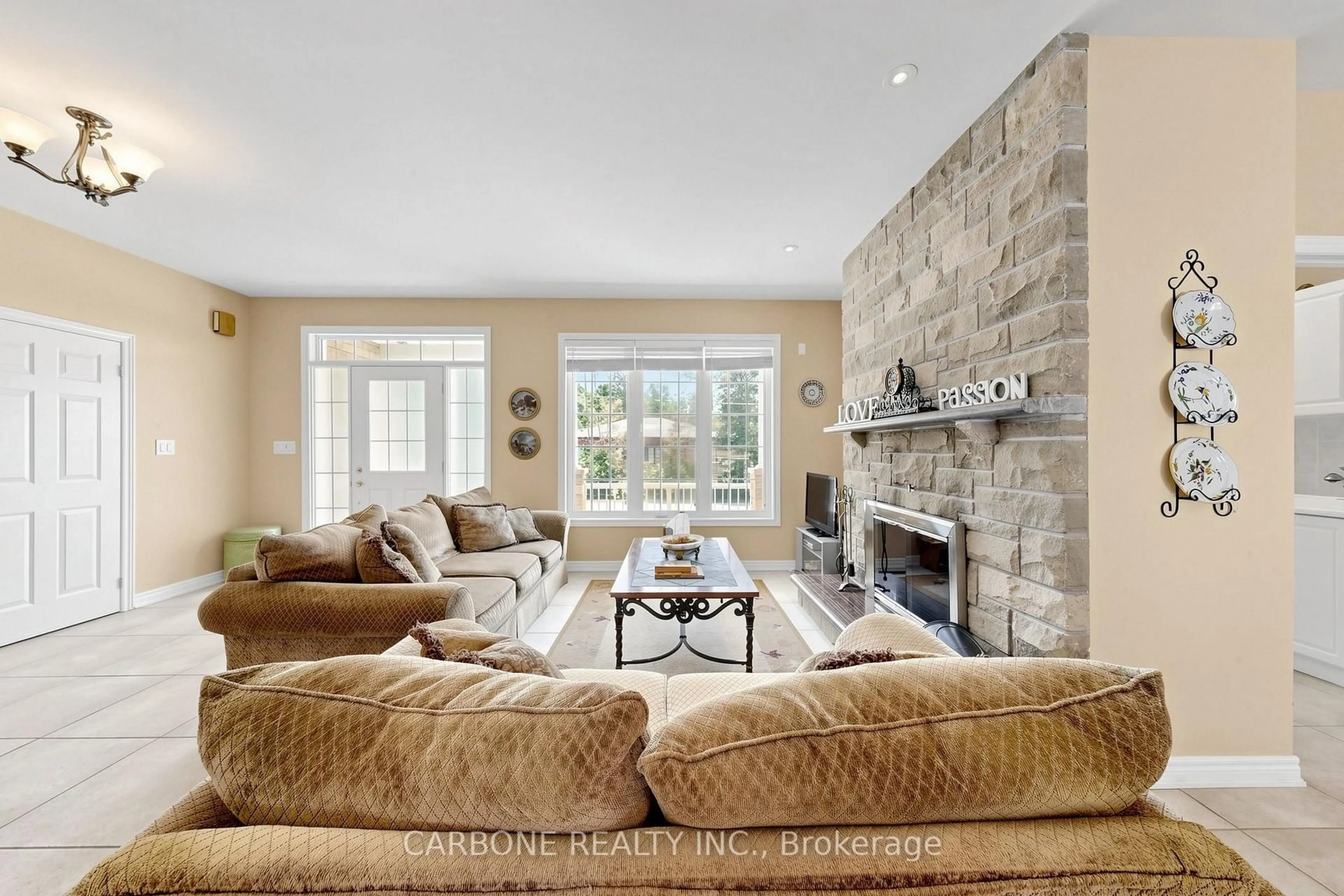 Living room with furniture, ceramic/tile floor for 59 Campbell Cres, South Bruce Peninsula Ontario N0H 2G0