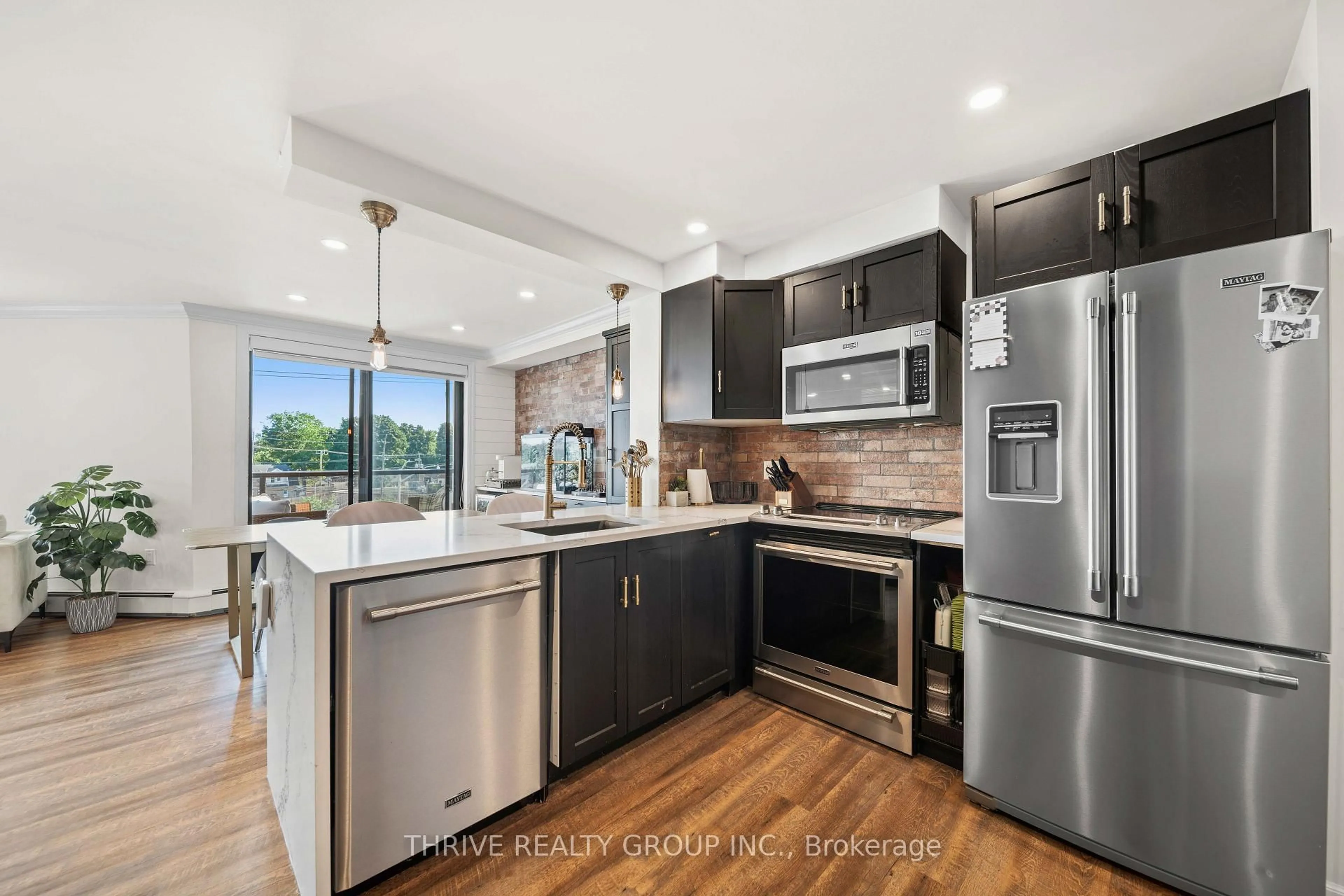 Open concept kitchen, unknown for 1255 Commissioners Rd #408, London South Ontario N6K 3N5
