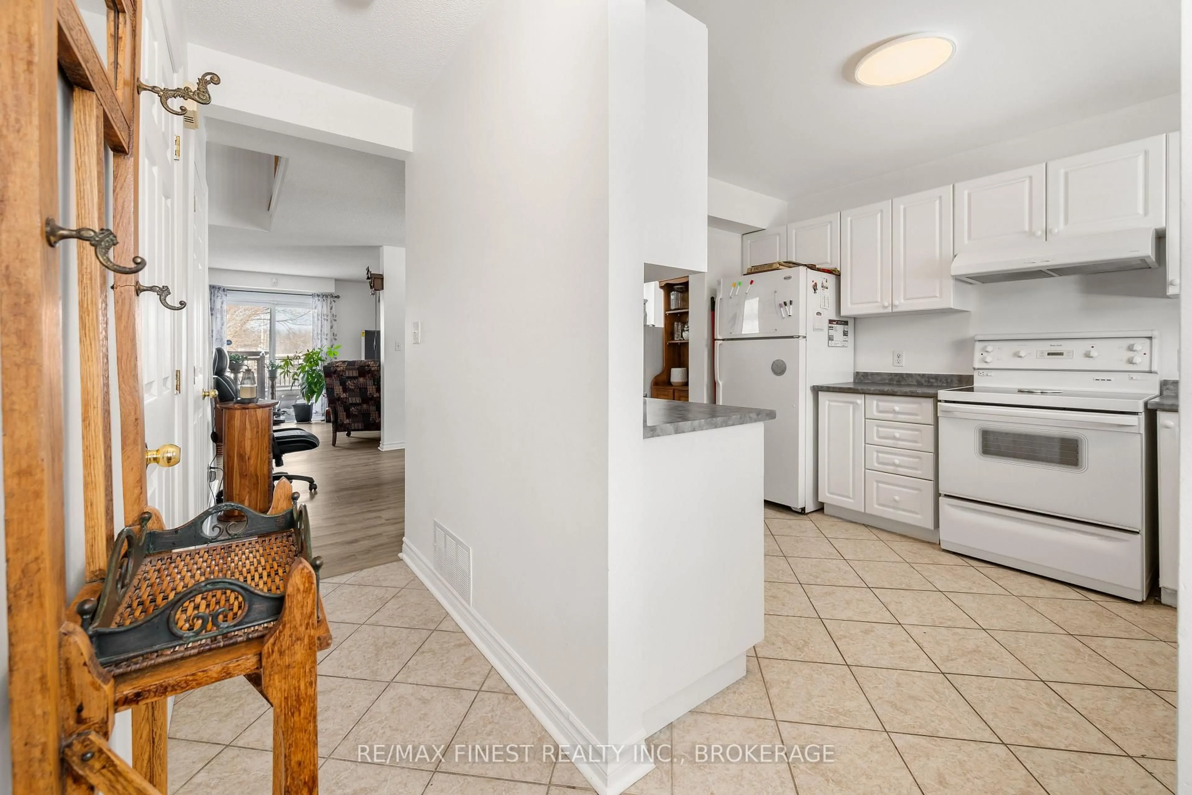 Open concept kitchen, ceramic/tile floor for 303 Conacher Dr, Kingston Ontario K7K 7J6
