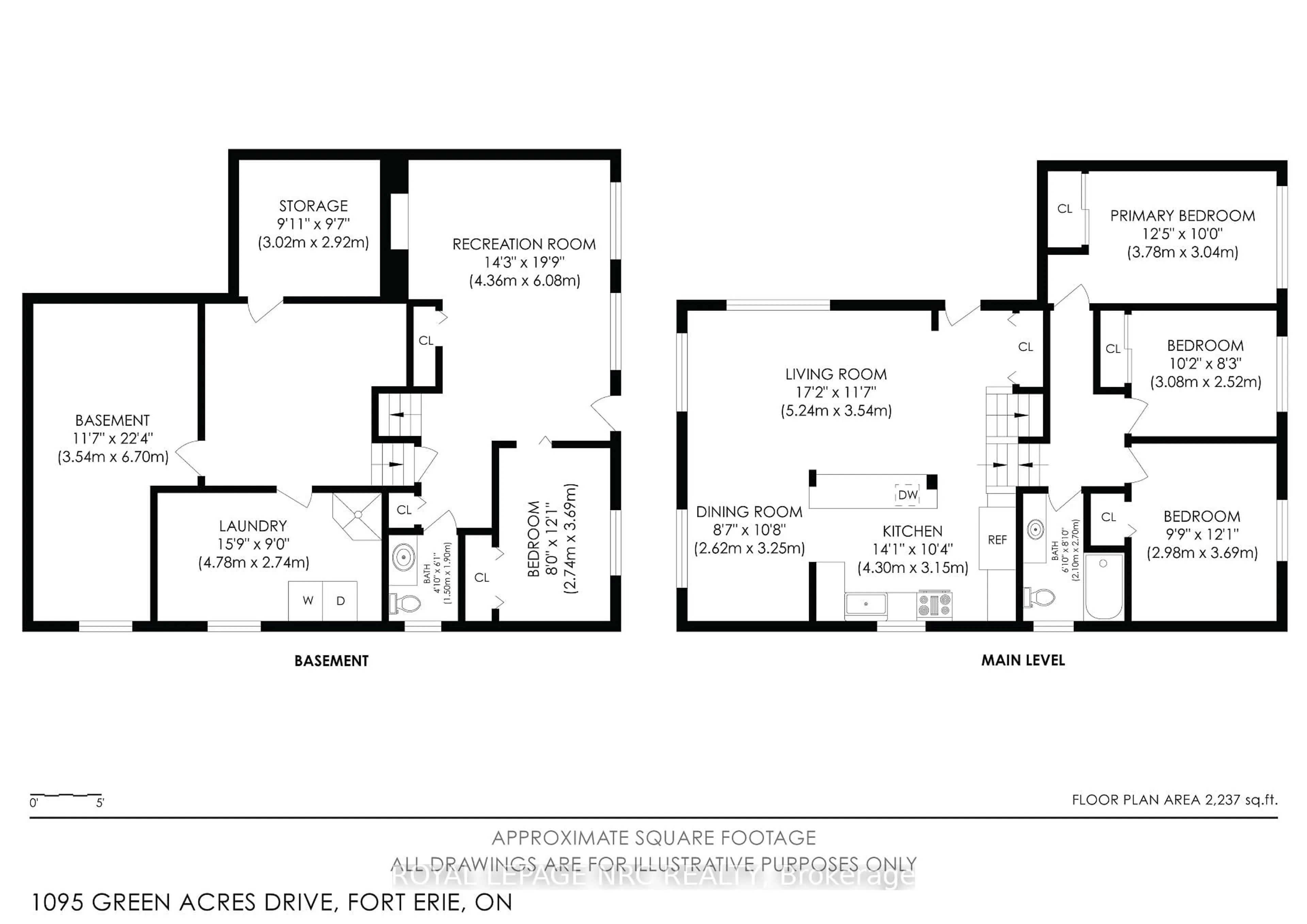 Floor plan for 1095 Green Acres Dr, Fort Erie Ontario L2A 5P2
