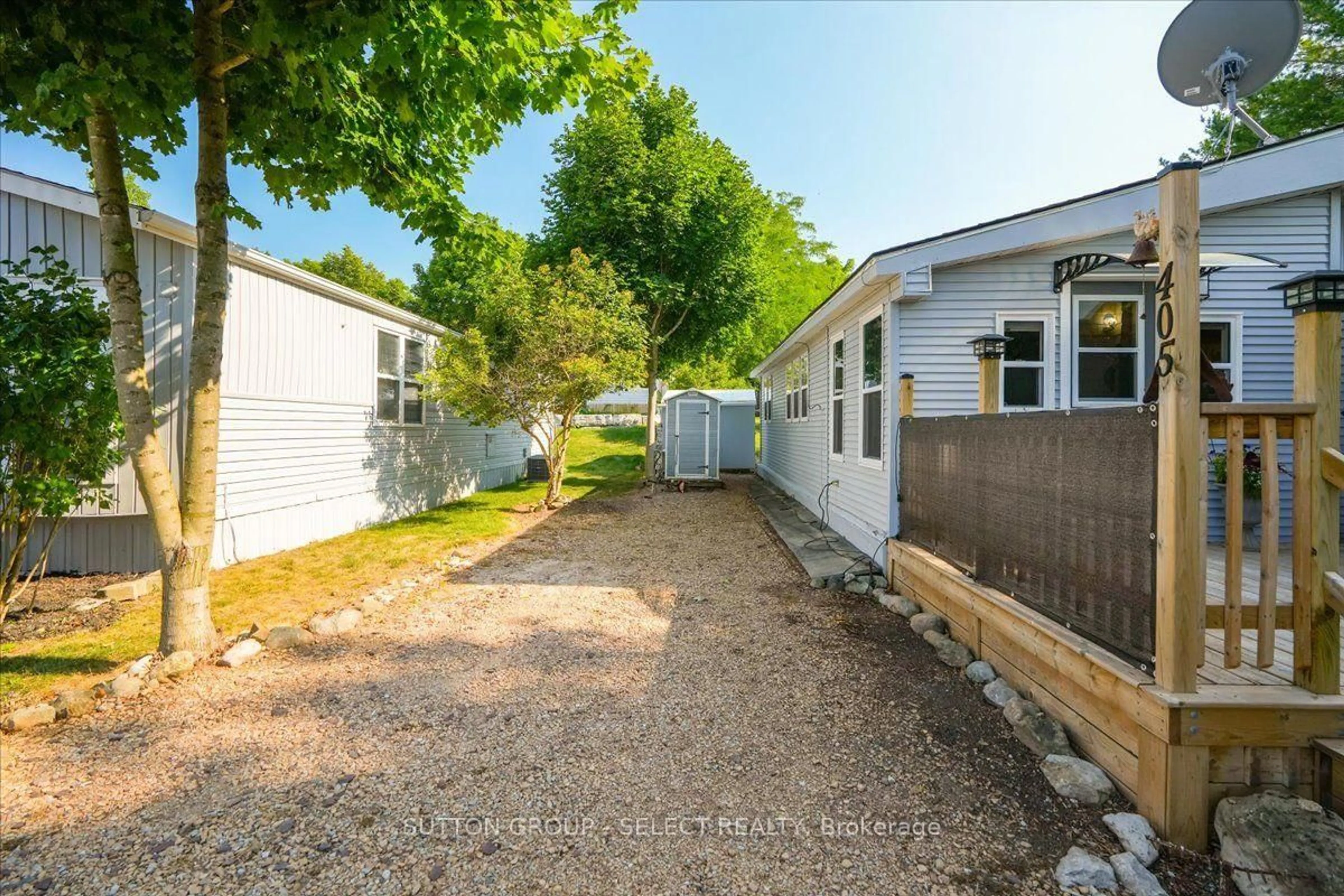 A pic from outside/outdoor area/front of a property/back of a property/a pic from drone, street for 8685 Rock Glen Rd #405, Lambton Shores Ontario N0M 1B0