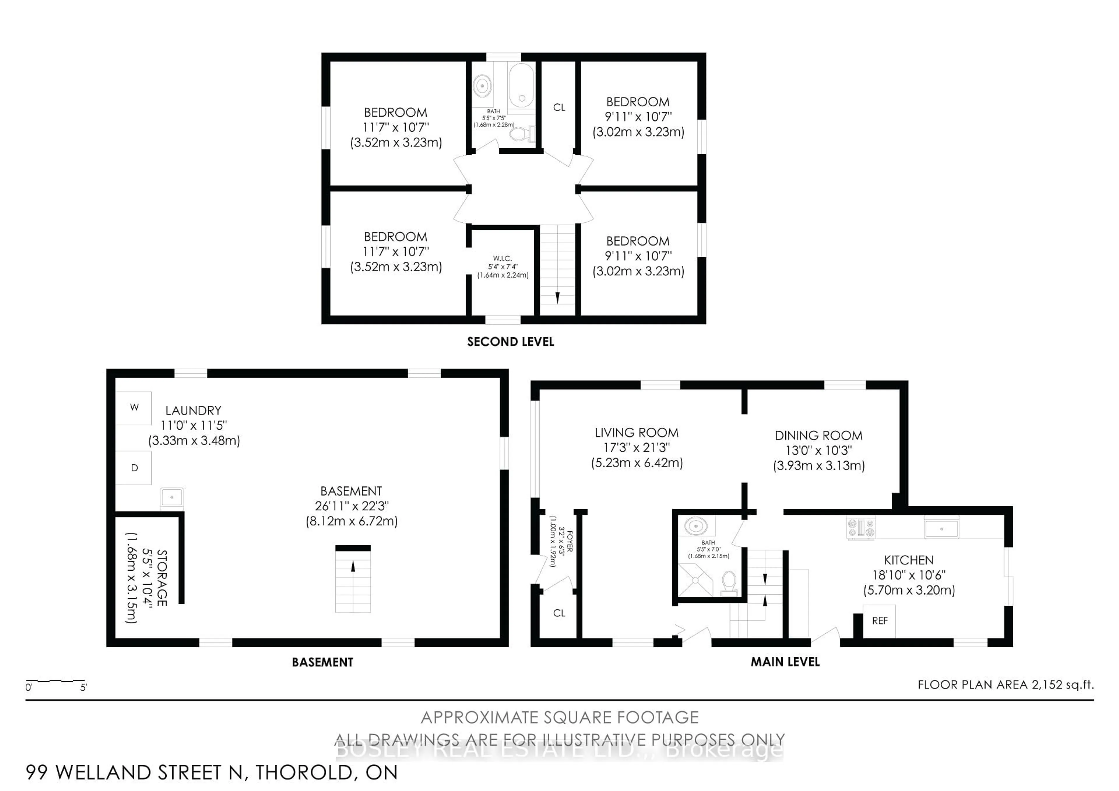 Floor plan for 99 Welland St, Thorold Ontario L2V 2C3