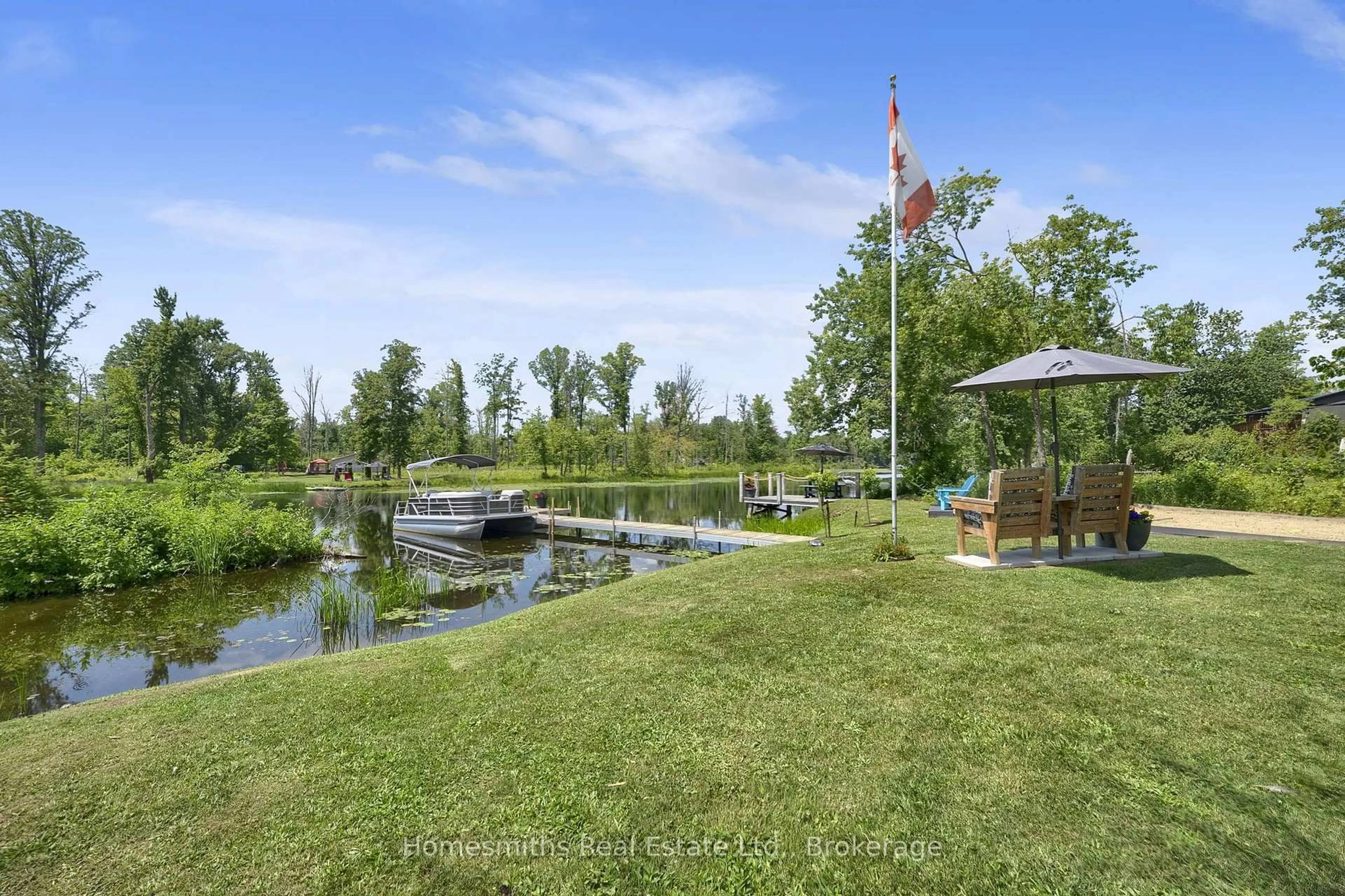 Patio, water/lake/river/ocean view for 14 Fidlar Crt, Limoges Ontario K0K 2M0