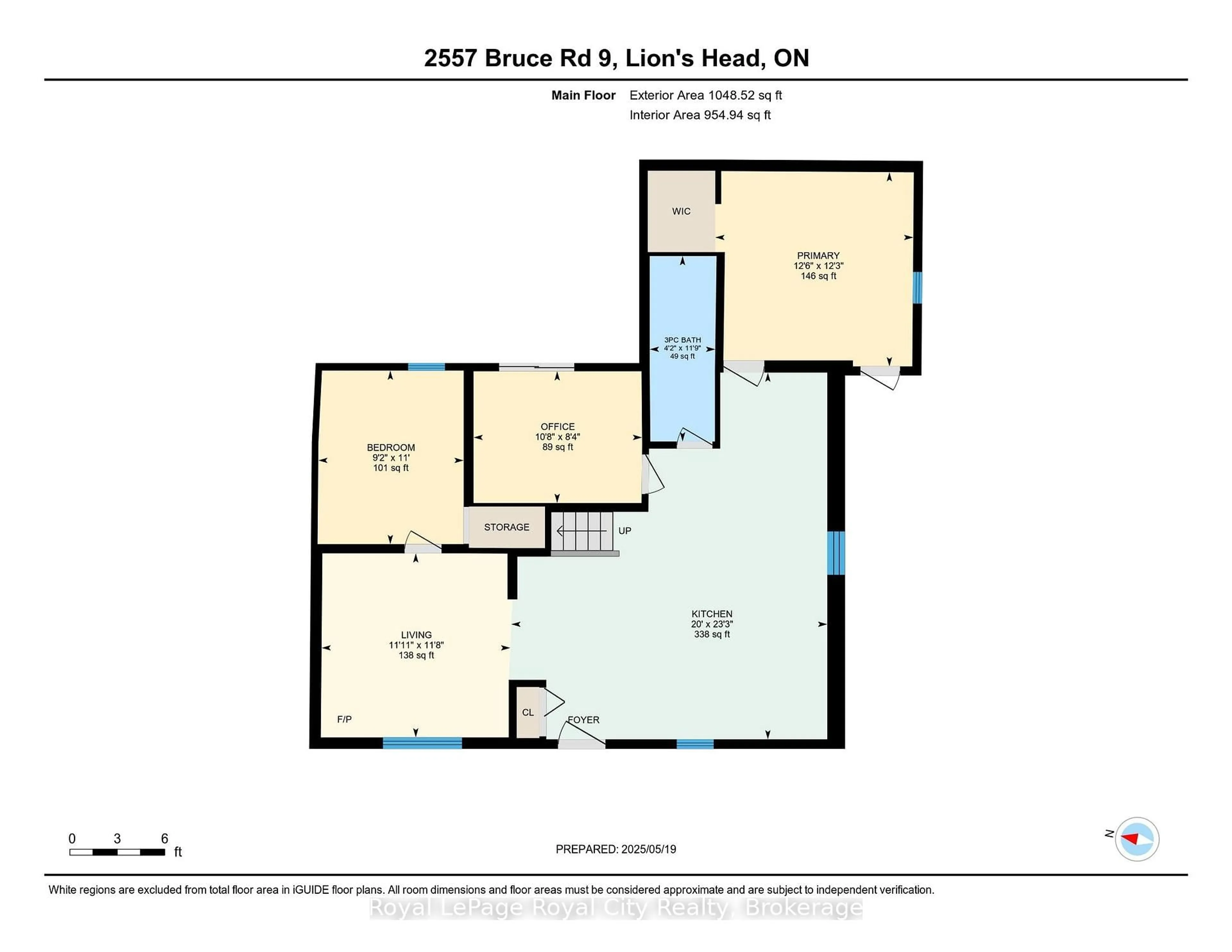 Floor plan for 2557 Bruce Rd, Northern Bruce Peninsula Ontario N0H 1W0