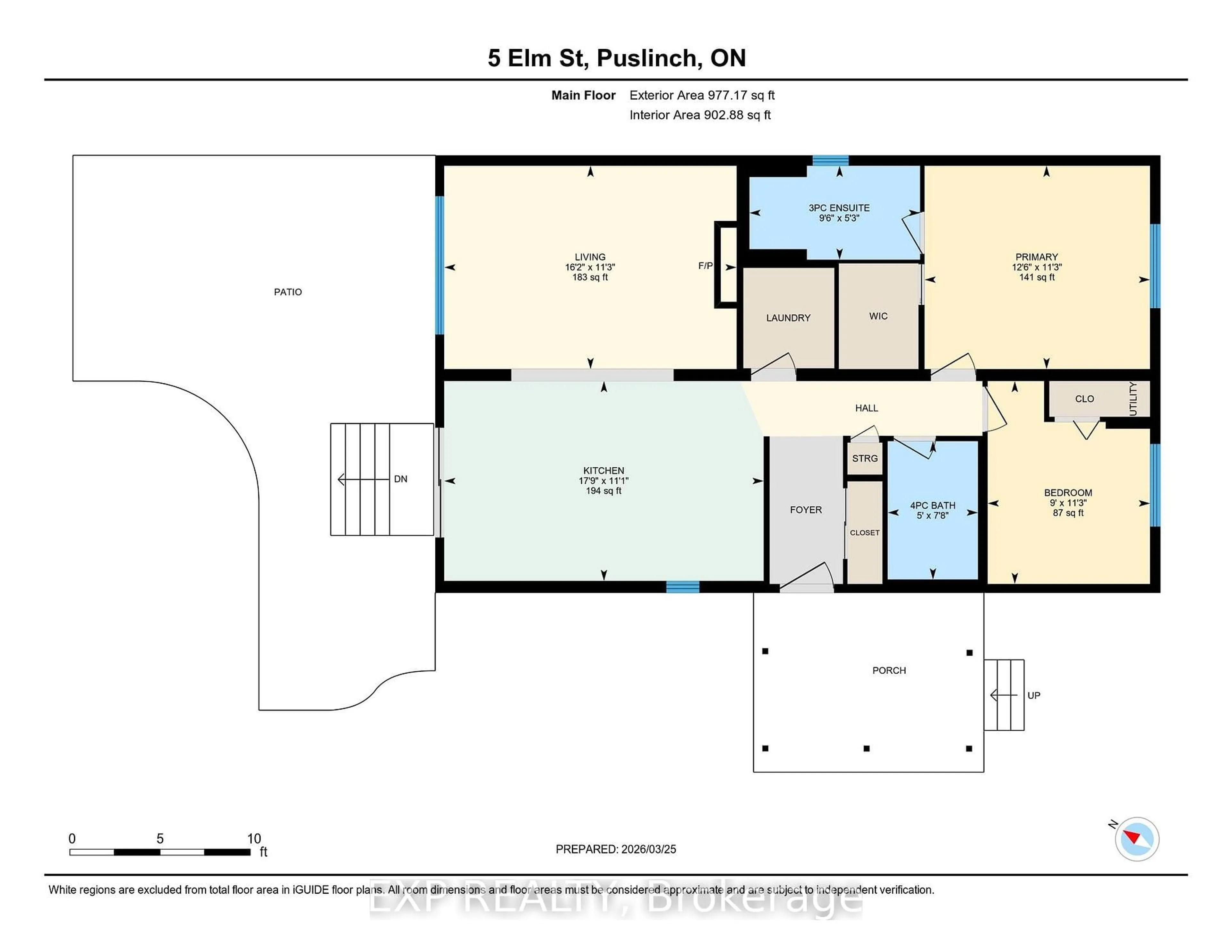 Floor plan for 5 Elm St, Puslinch Ontario N0B 2J0