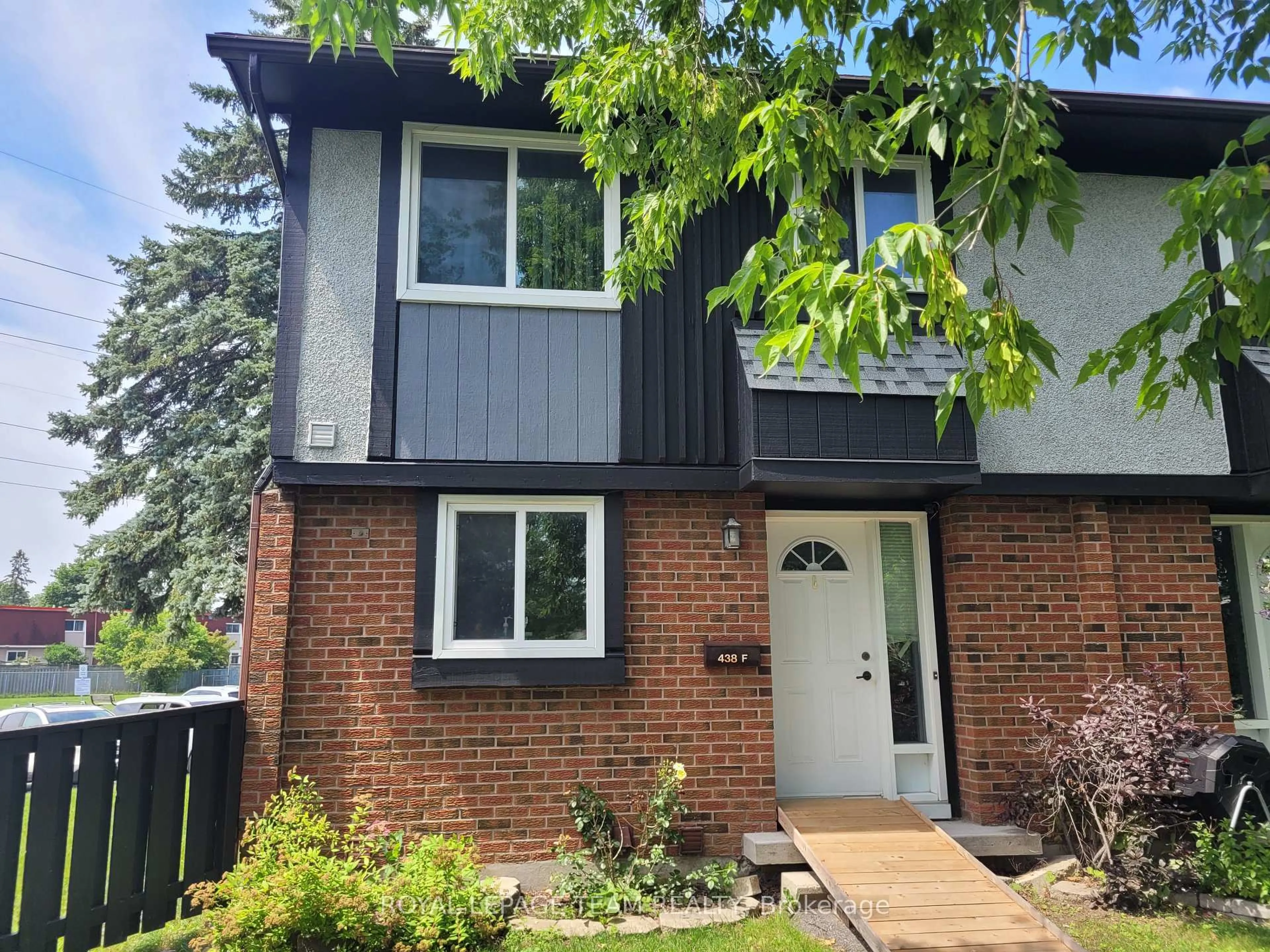 Home with brick exterior material, street for 438F Moodie Dr, Ottawa Ontario K2H 8A6