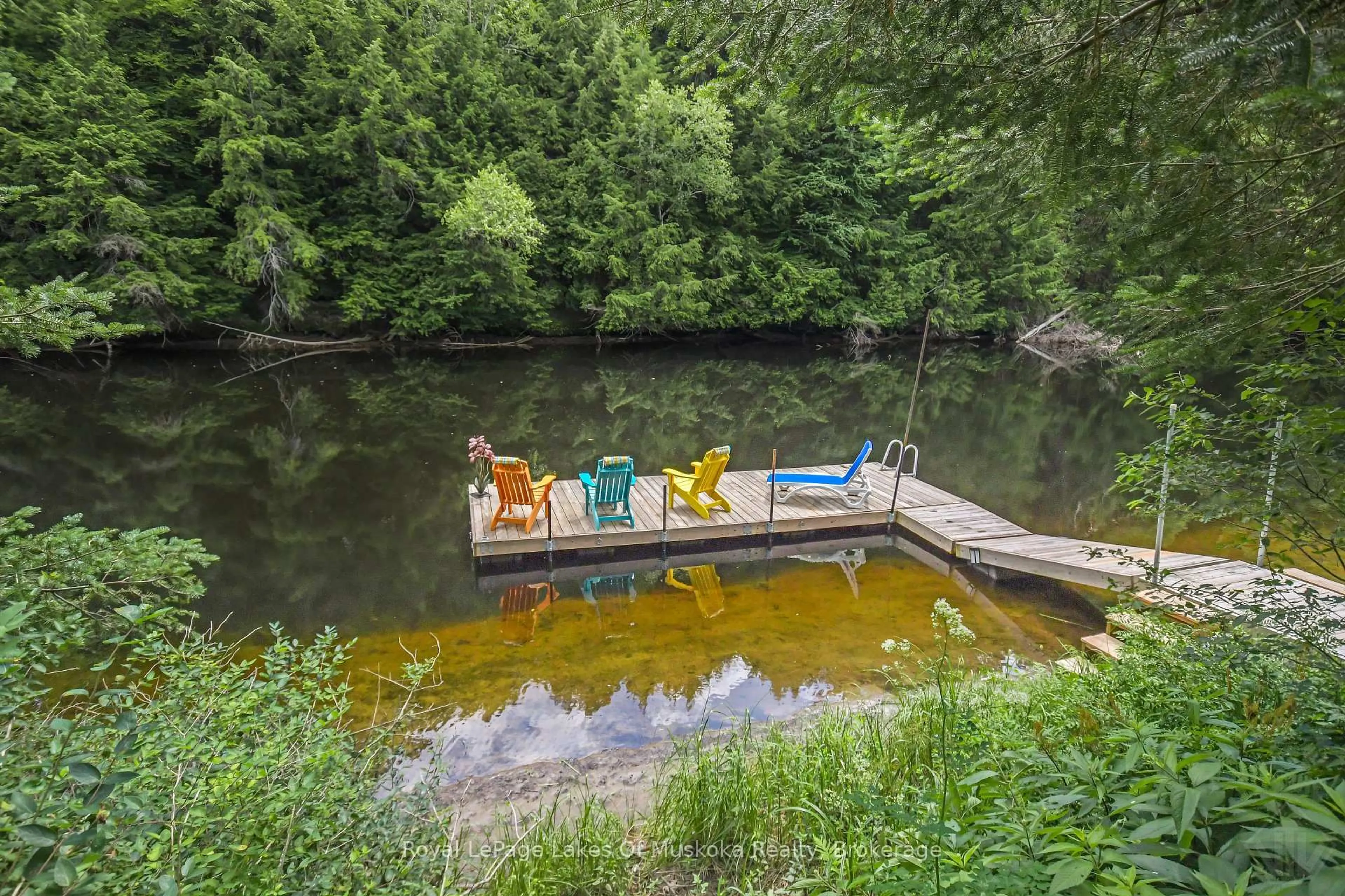 Patio, water/lake/river/ocean view for 15 Summer Lane, Bracebridge Ontario P1L 0G6