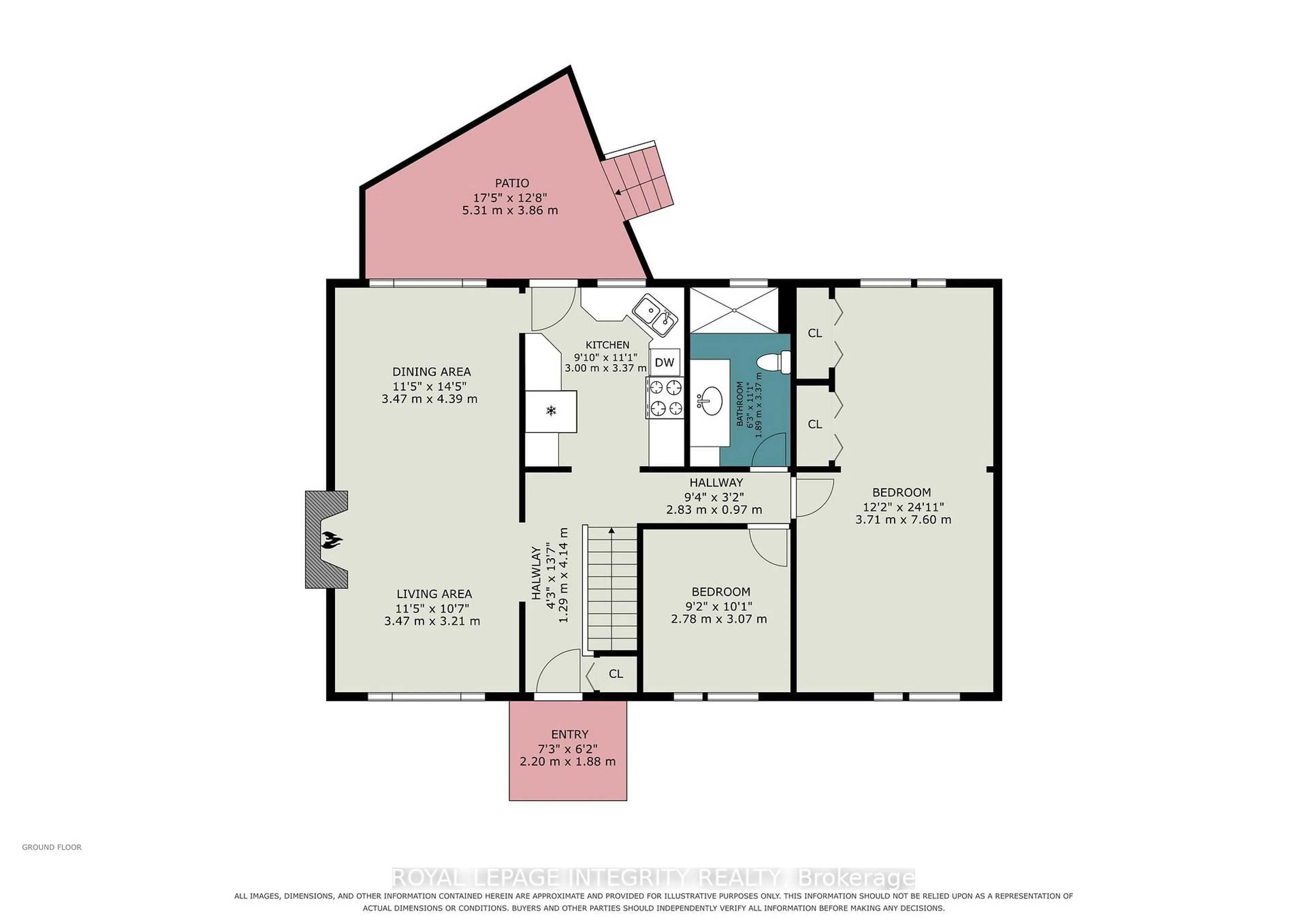 Floor plan for 2076 Niagara Dr, Ottawa Ontario K1H 6H1