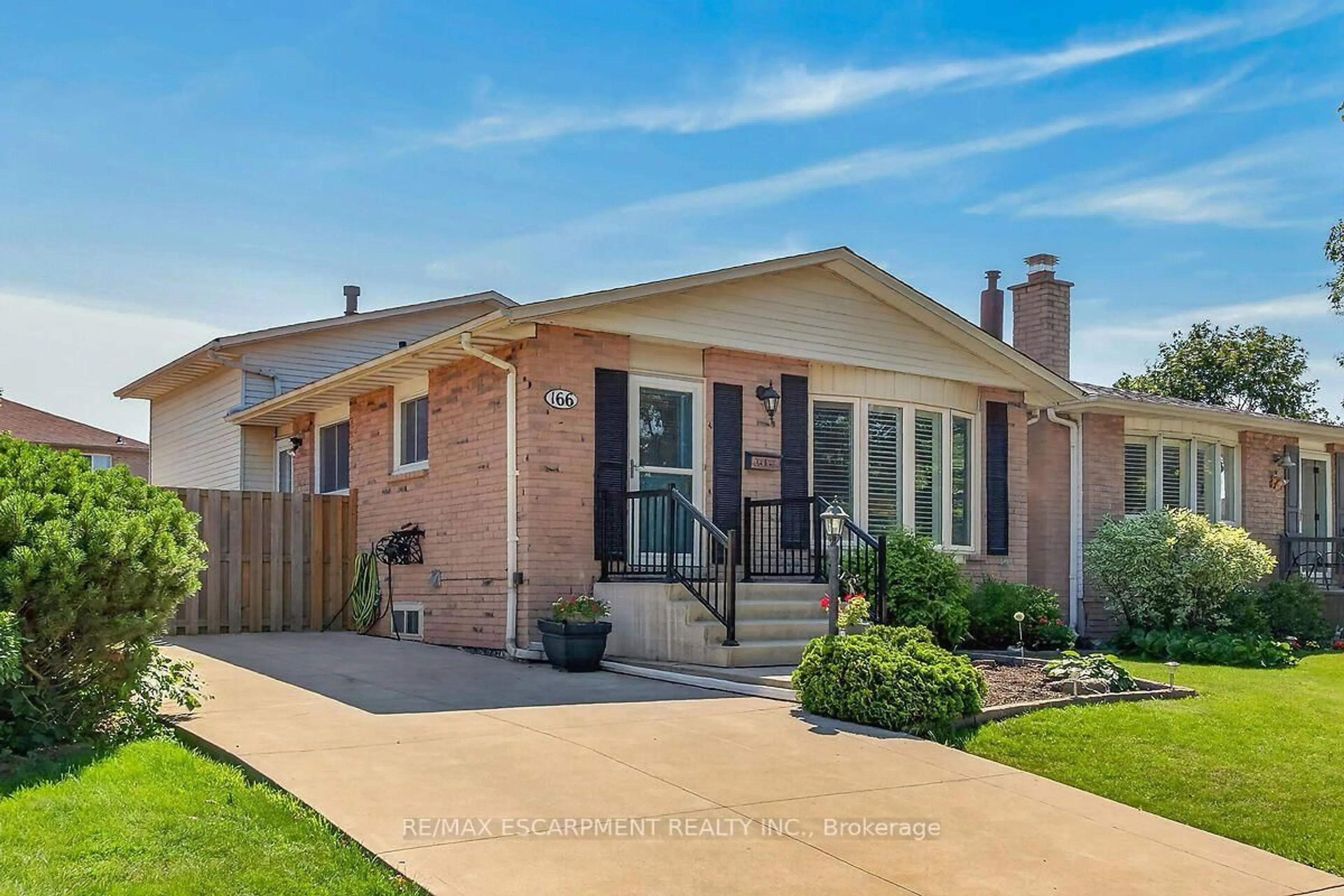 Home with brick exterior material, street for 166 Athenia Dr, Hamilton Ontario L8J 1V7