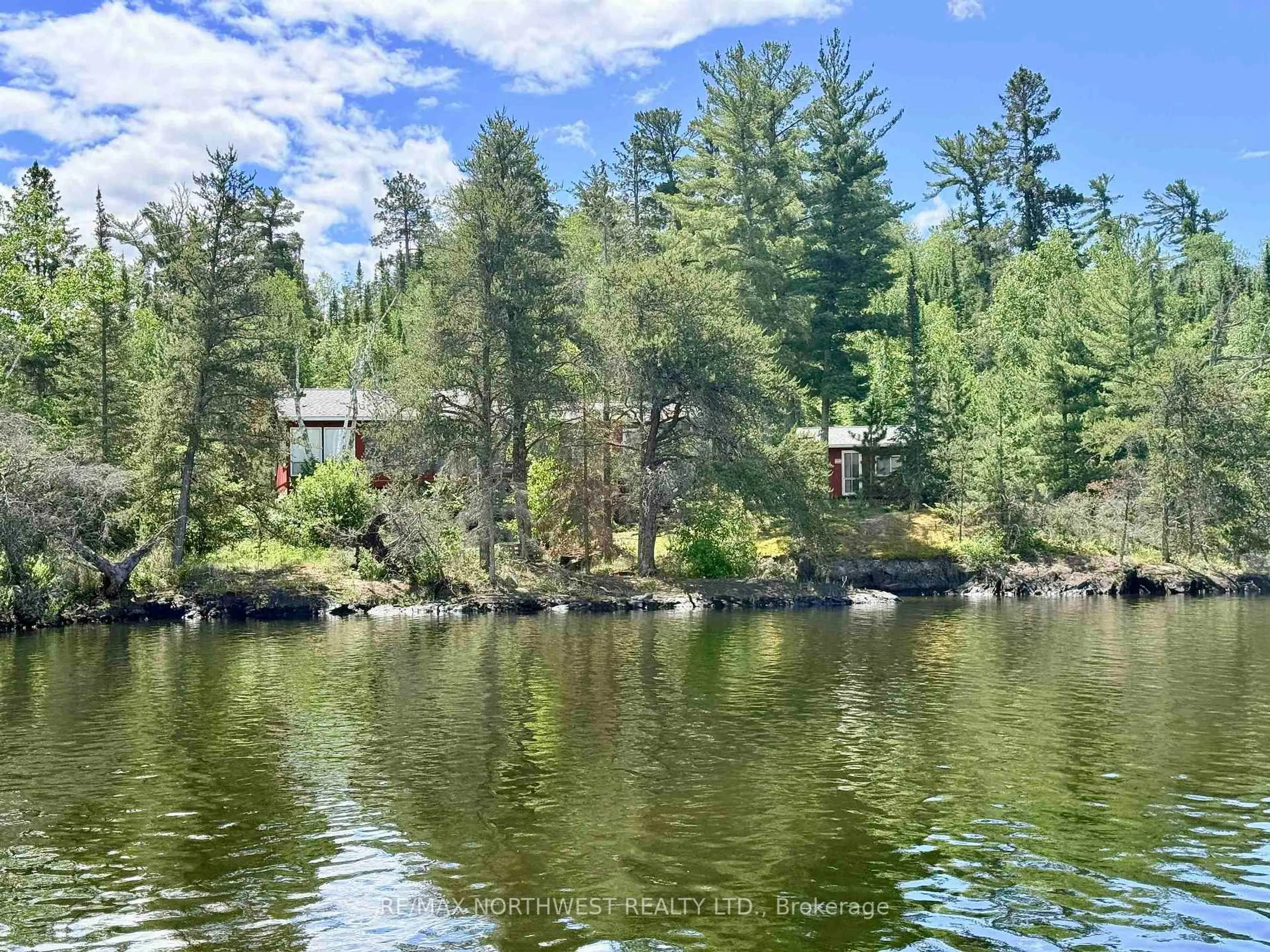 A pic from outside/outdoor area/front of a property/back of a property/a pic from drone, water/lake/river/ocean view for PCL 26231 Trinity Bay, Kenora Remote Area Ontario P9N 1G5