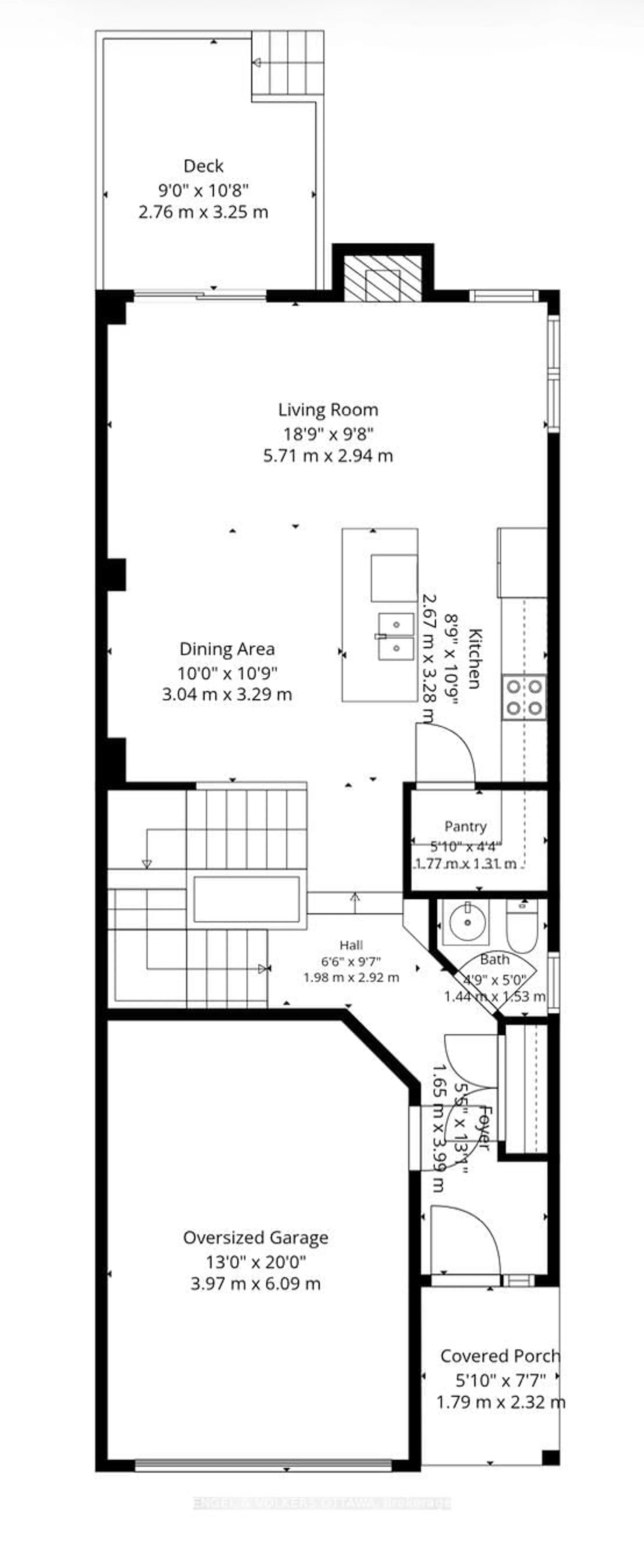 Floor plan for 520 Rochefort Circ, Ottawa Ontario K4A 0M8