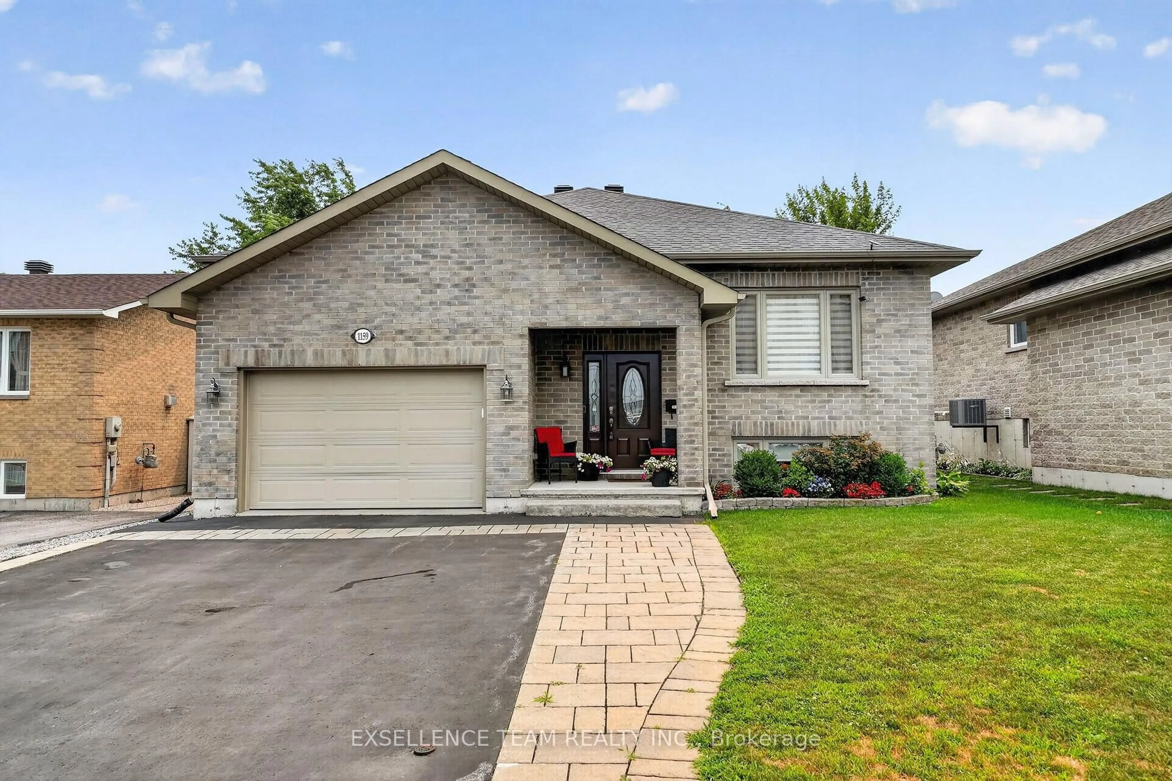 Home with brick exterior material, street for 1159 Montreal Rd, Cornwall Ontario K6H 1E3
