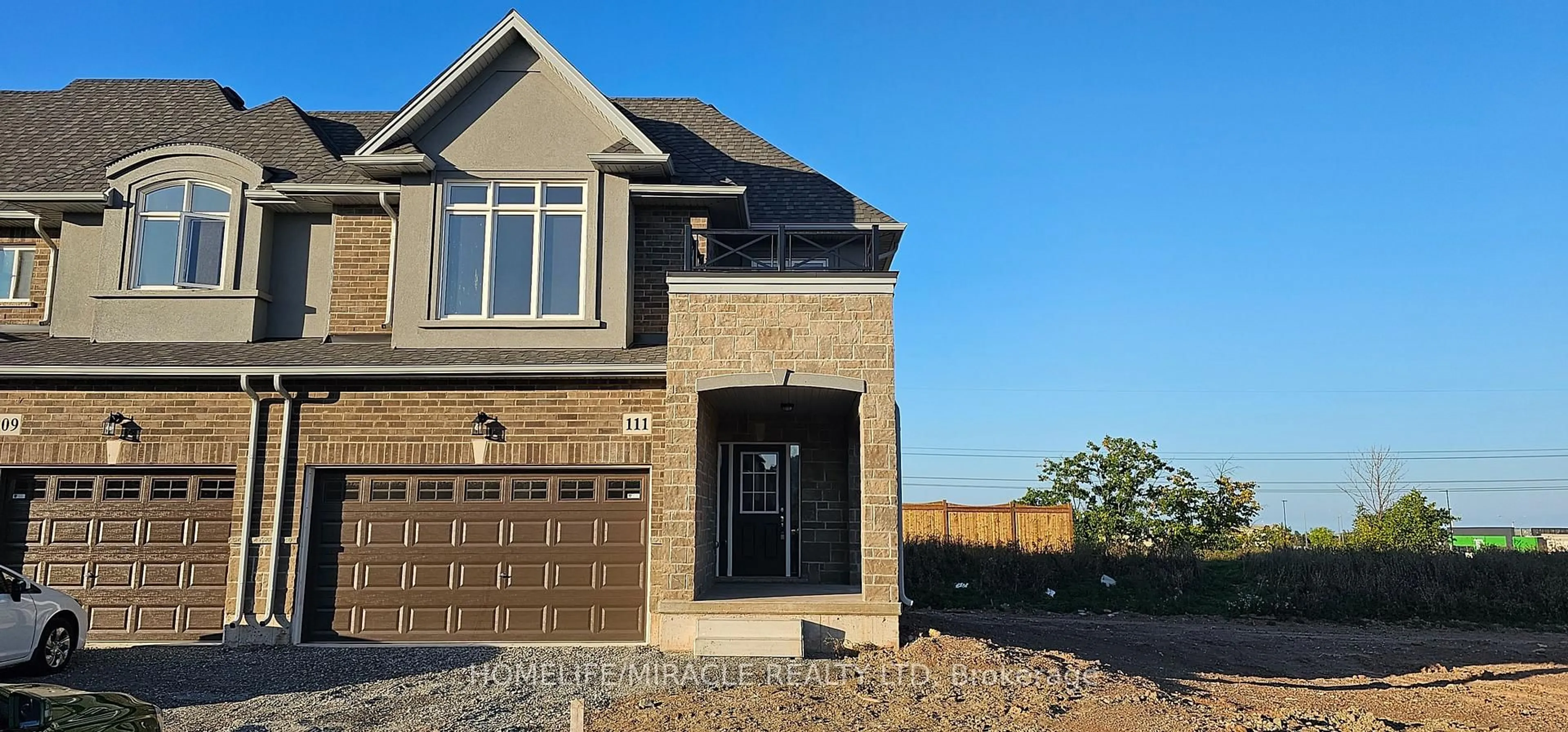 Home with brick exterior material, street for 111 Pinot Cres #Lot 61, Hamilton Ontario L8E 0J9