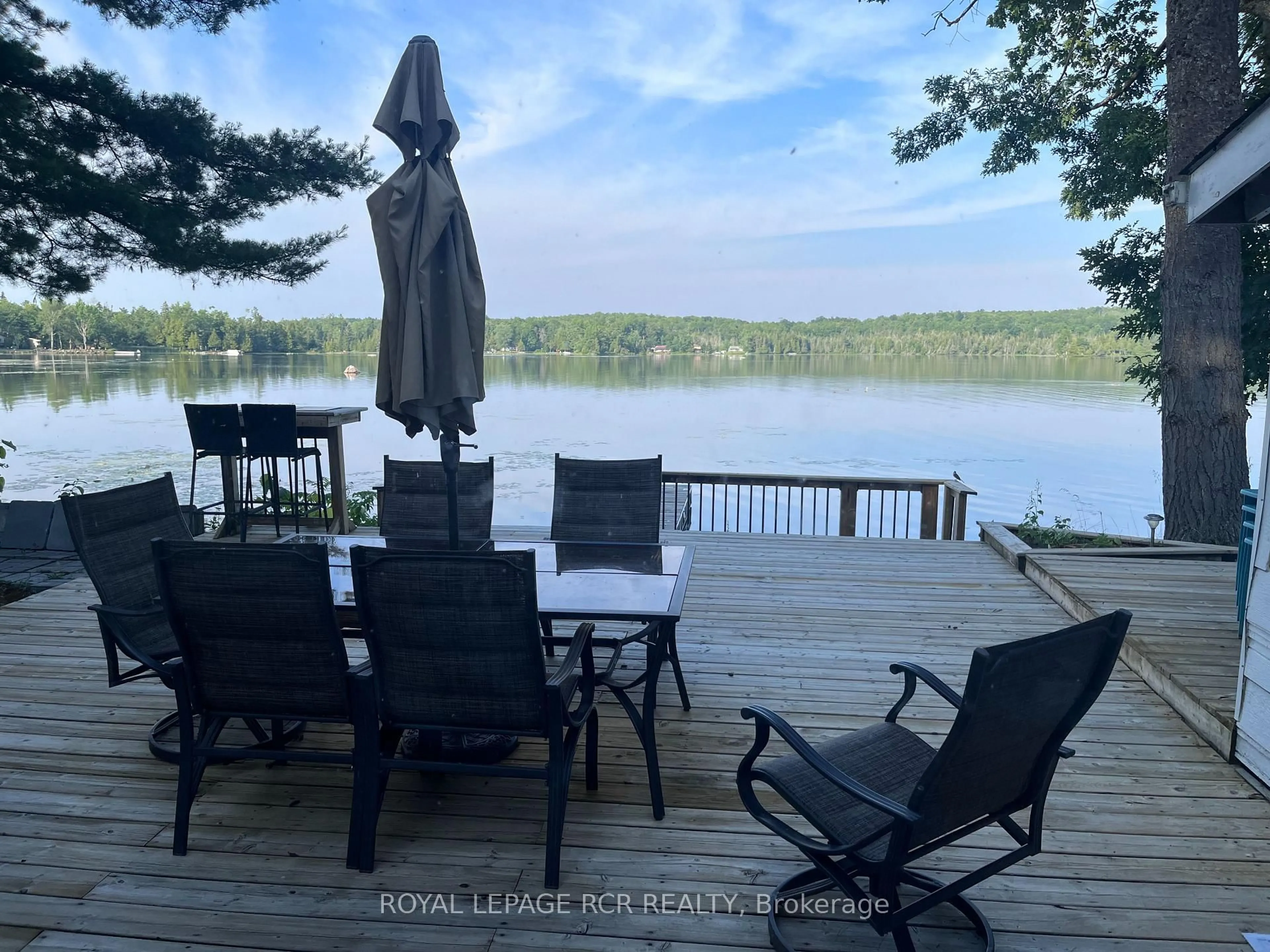 Patio, water/lake/river/ocean view for 2105 White Lake Rd, Douro-Dummer Ontario K0L 2H0