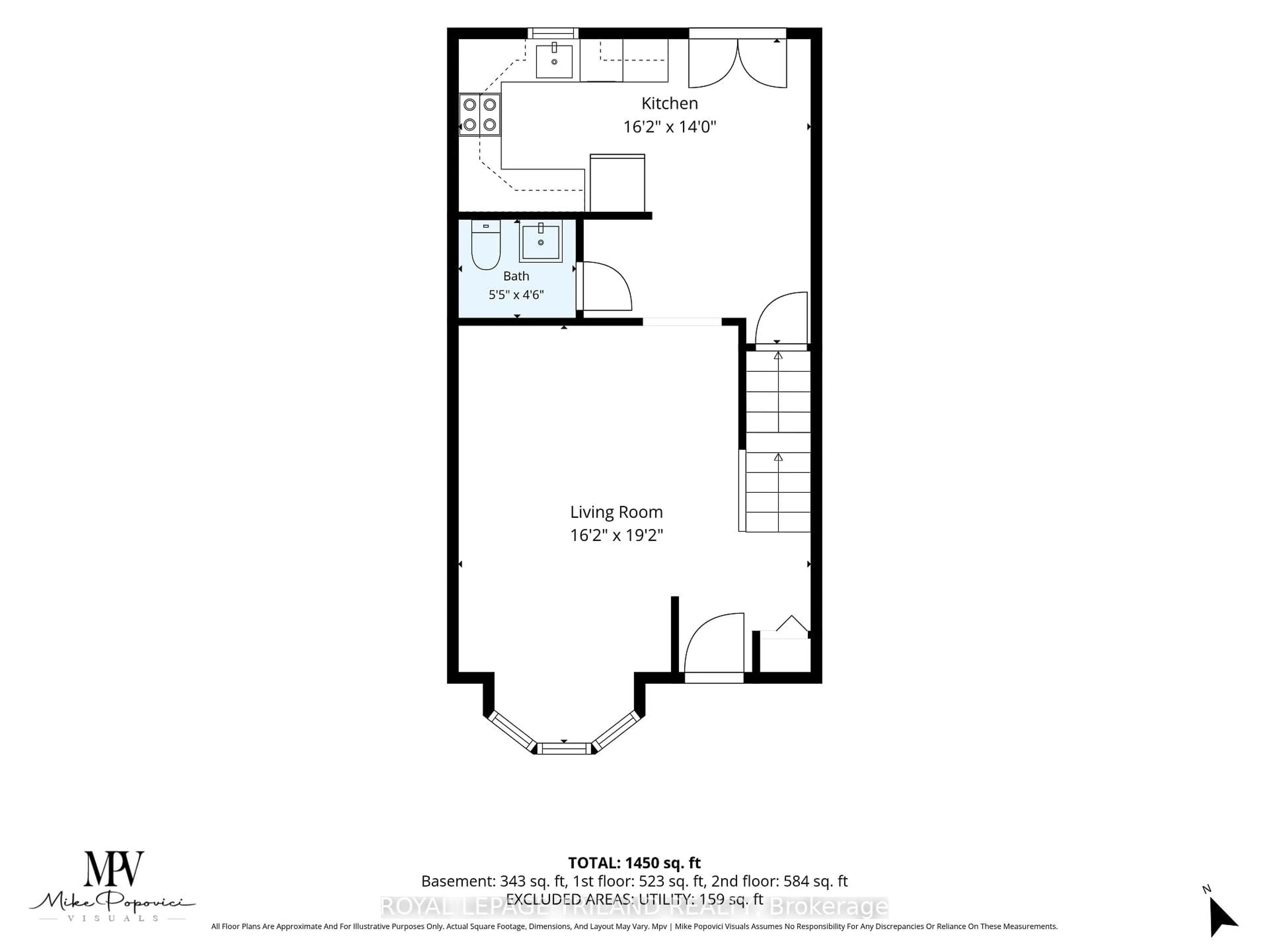 Floor plan for 50 Chapman Crt #4, London North Ontario N6G 5E1