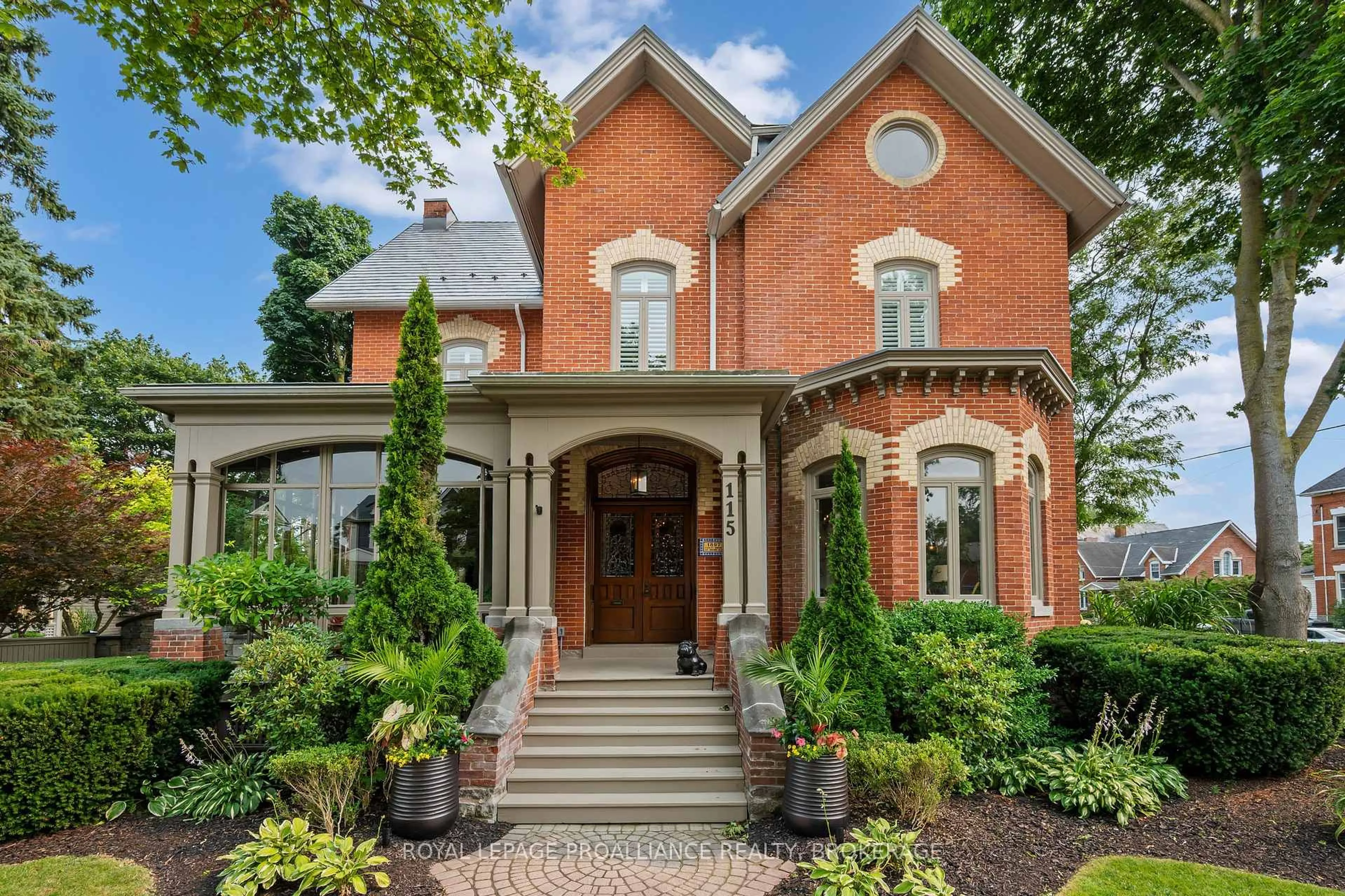 Home with brick exterior material, street for 115 Bridge St, Belleville Ontario K8N 1M4