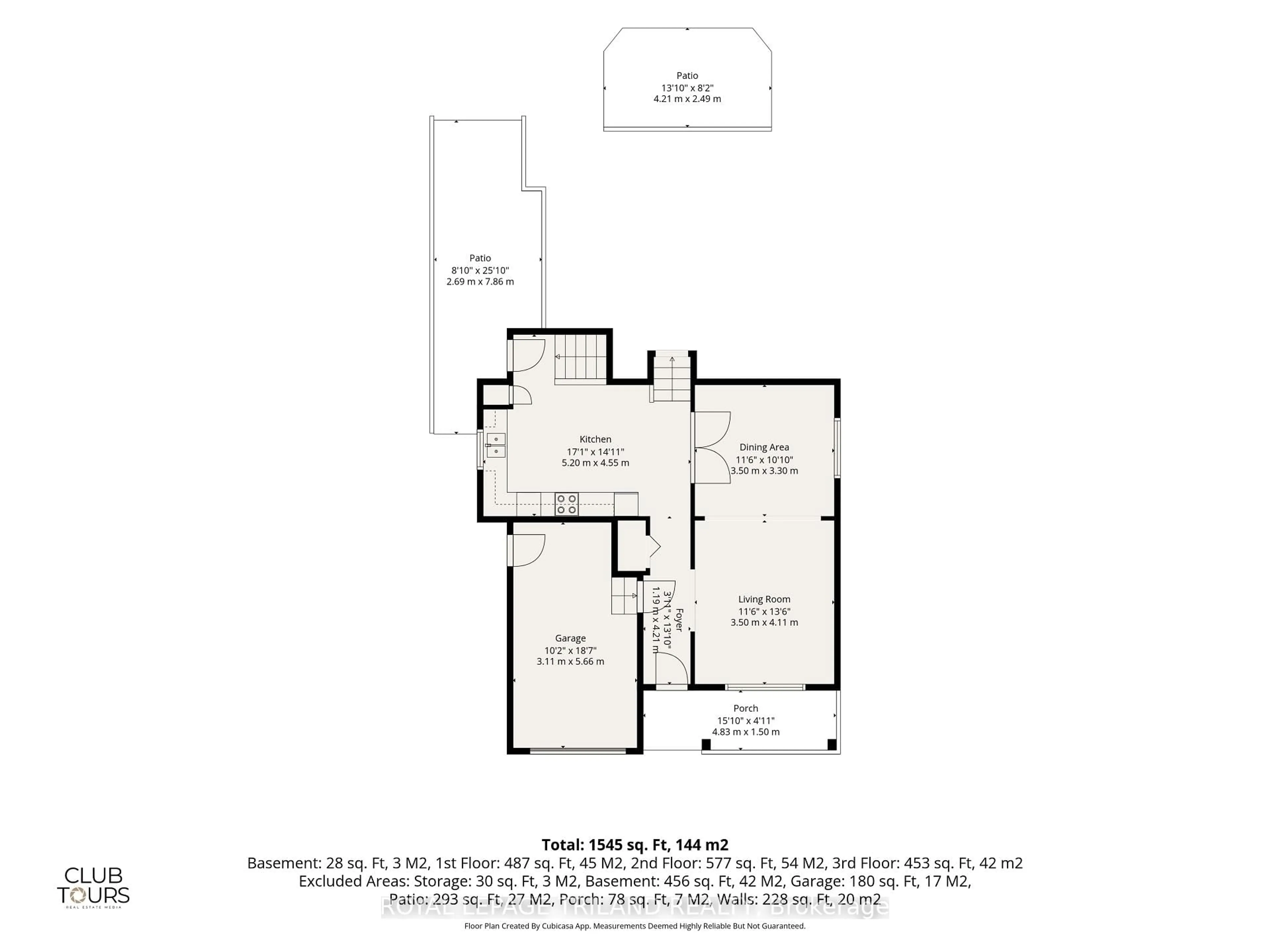 Floor plan for 34 Gerald Cres, London South Ontario N5Z 5A4