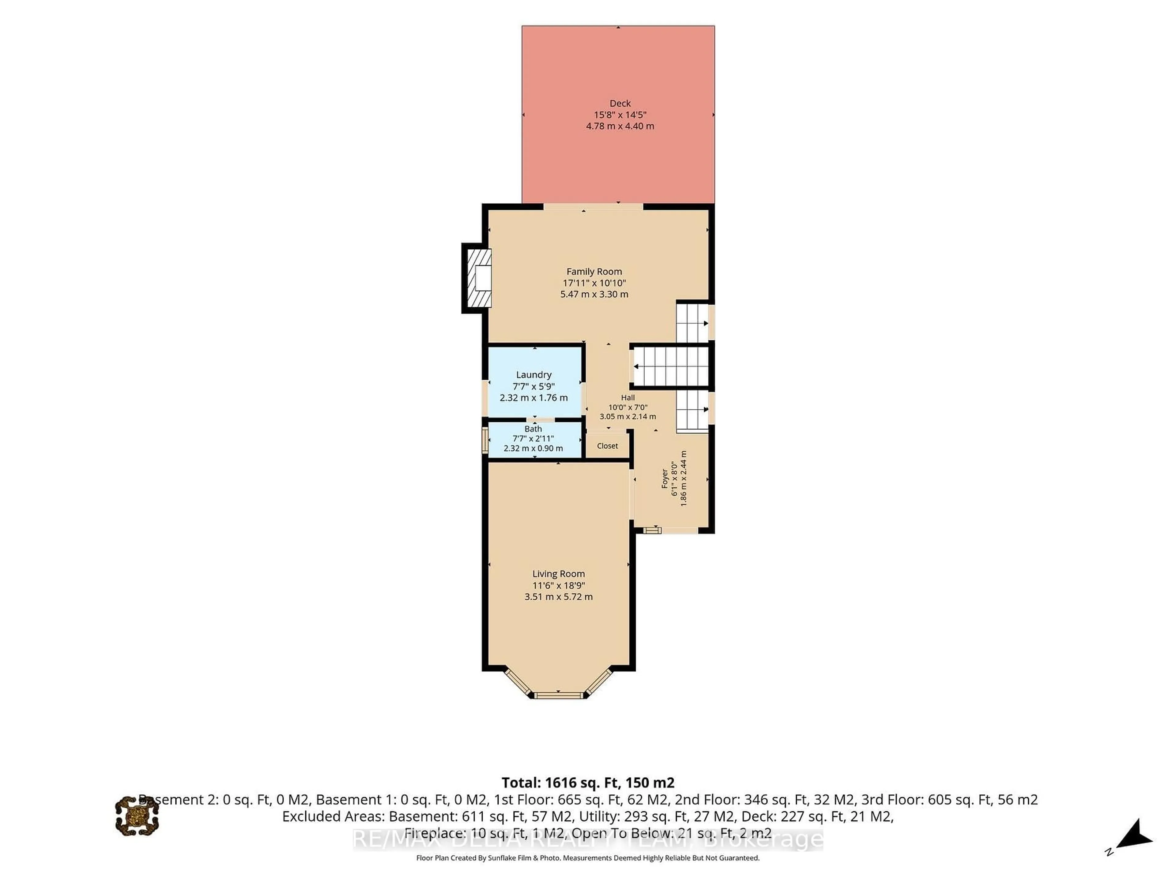 Floor plan for 6340 Fortune Dr, Orleans Ontario K1C 1Z6