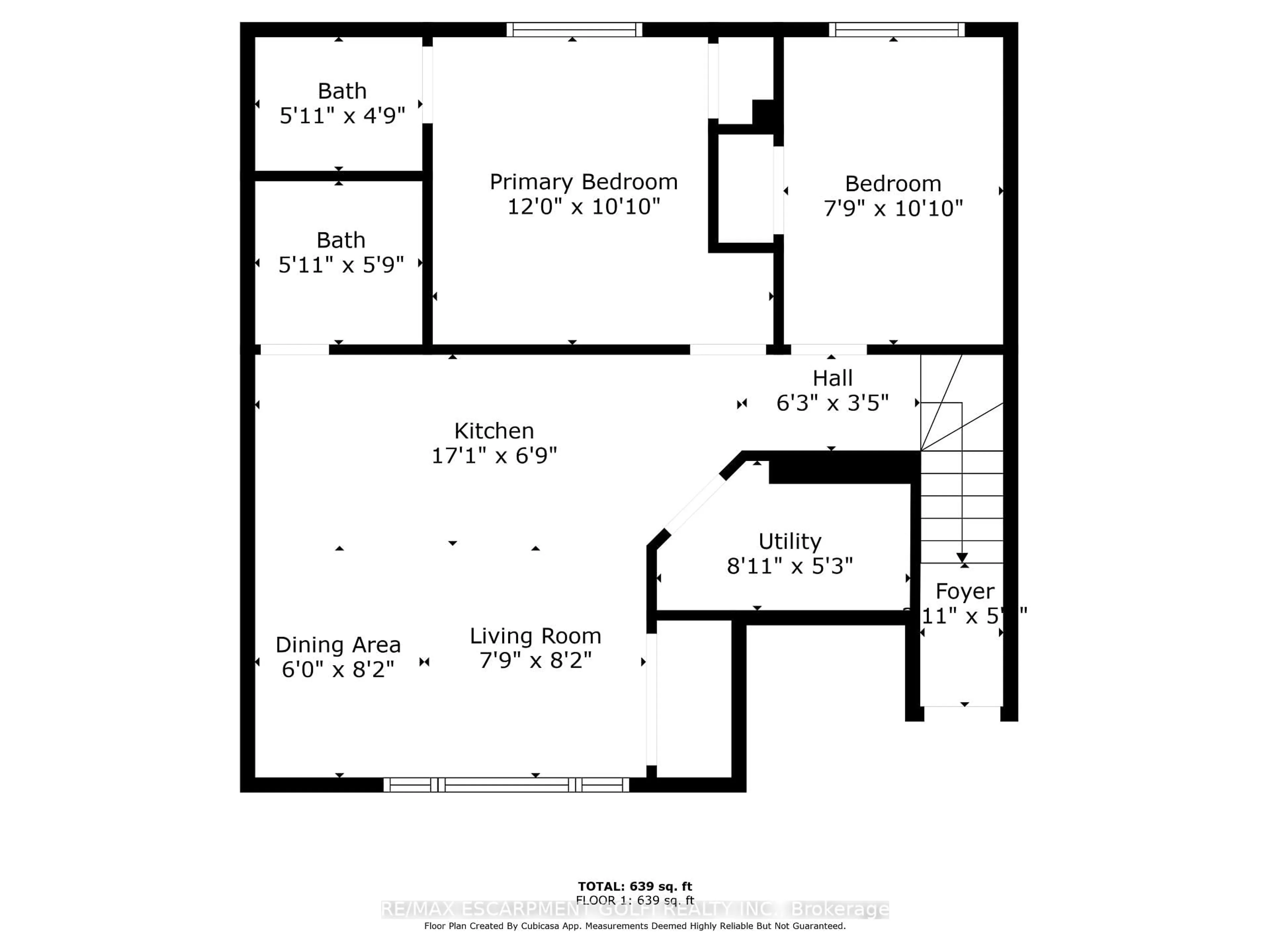 Floor plan for 4263 FOURTH Ave #212, Niagara Falls Ontario L2E 0C2