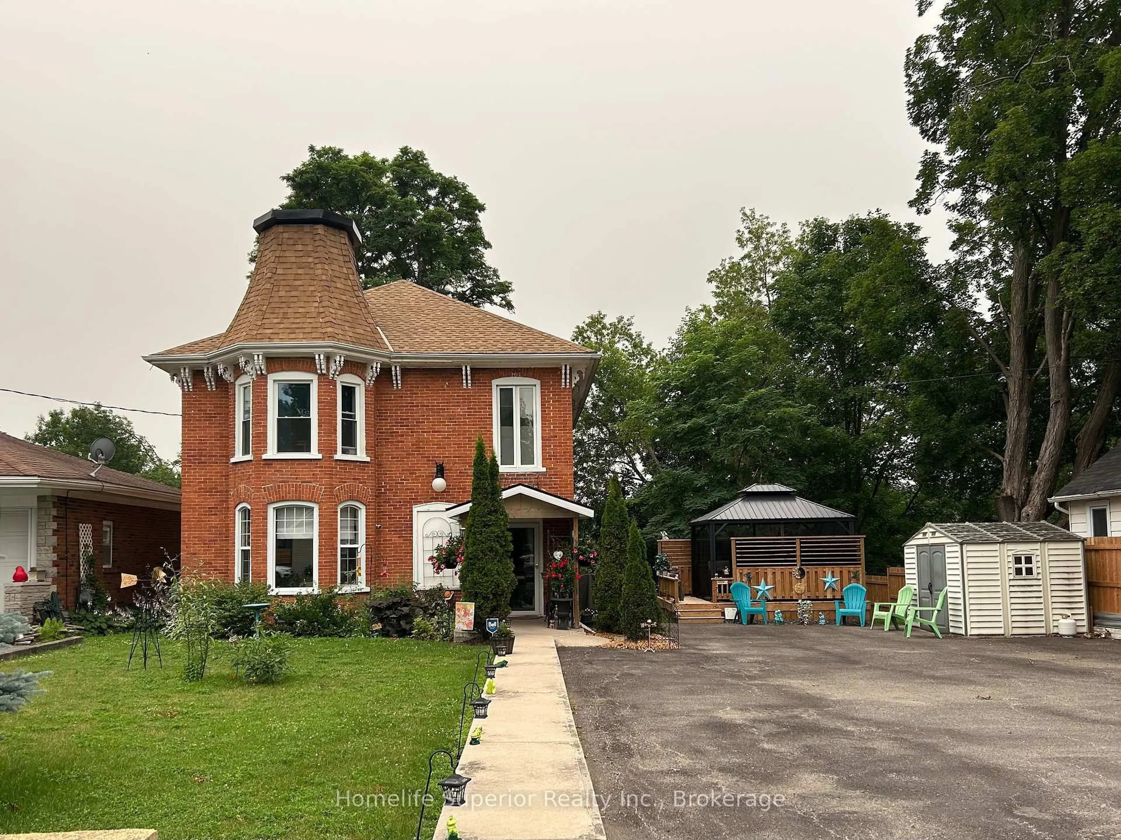 A pic from outside/outdoor area/front of a property/back of a property/a pic from drone, street for 65 Forsyth St, Limoges Ontario K0K 2M0