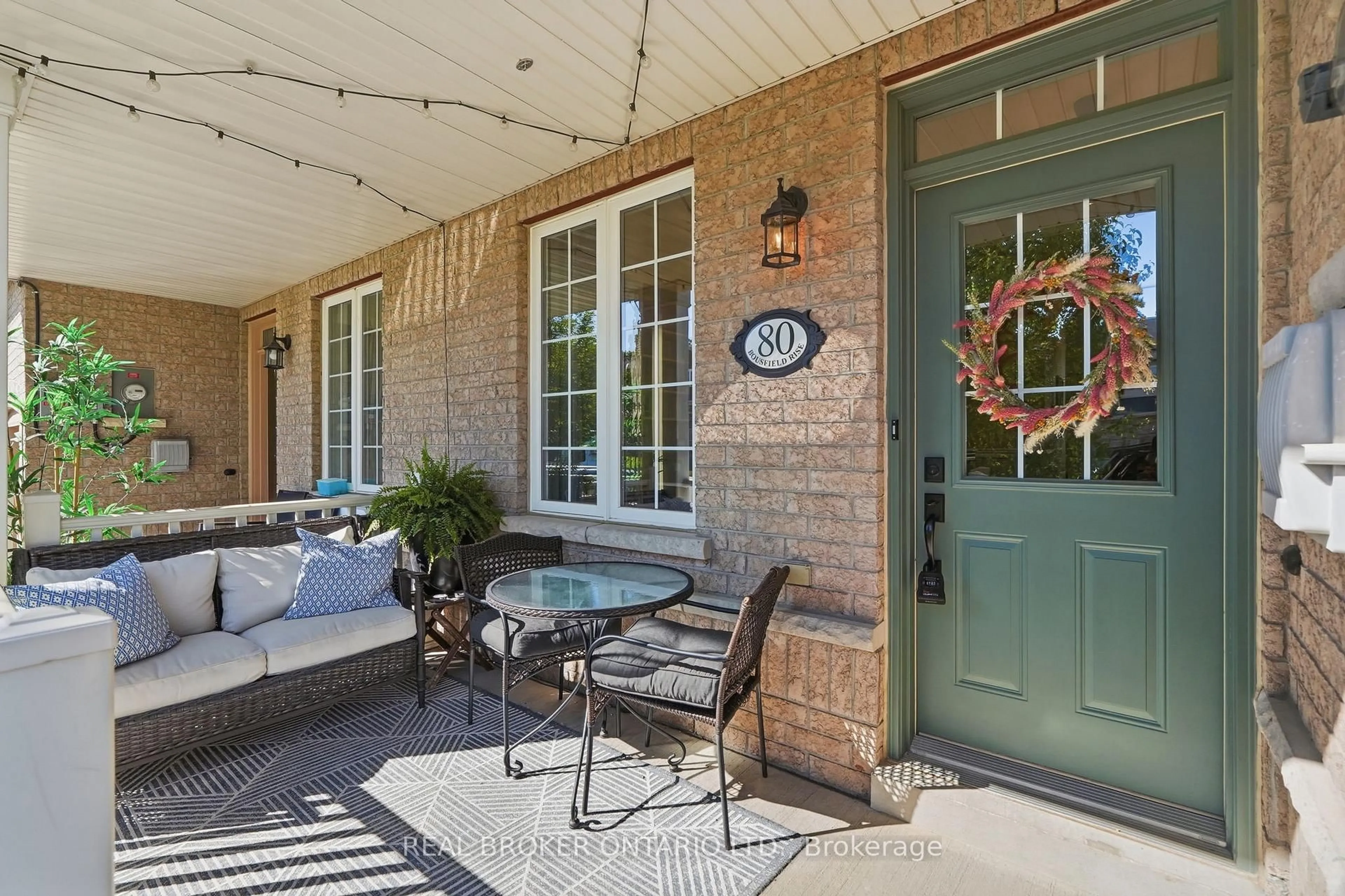 Patio, street for 80 Bousfield Rise, Hamilton Ontario L8B 0T4