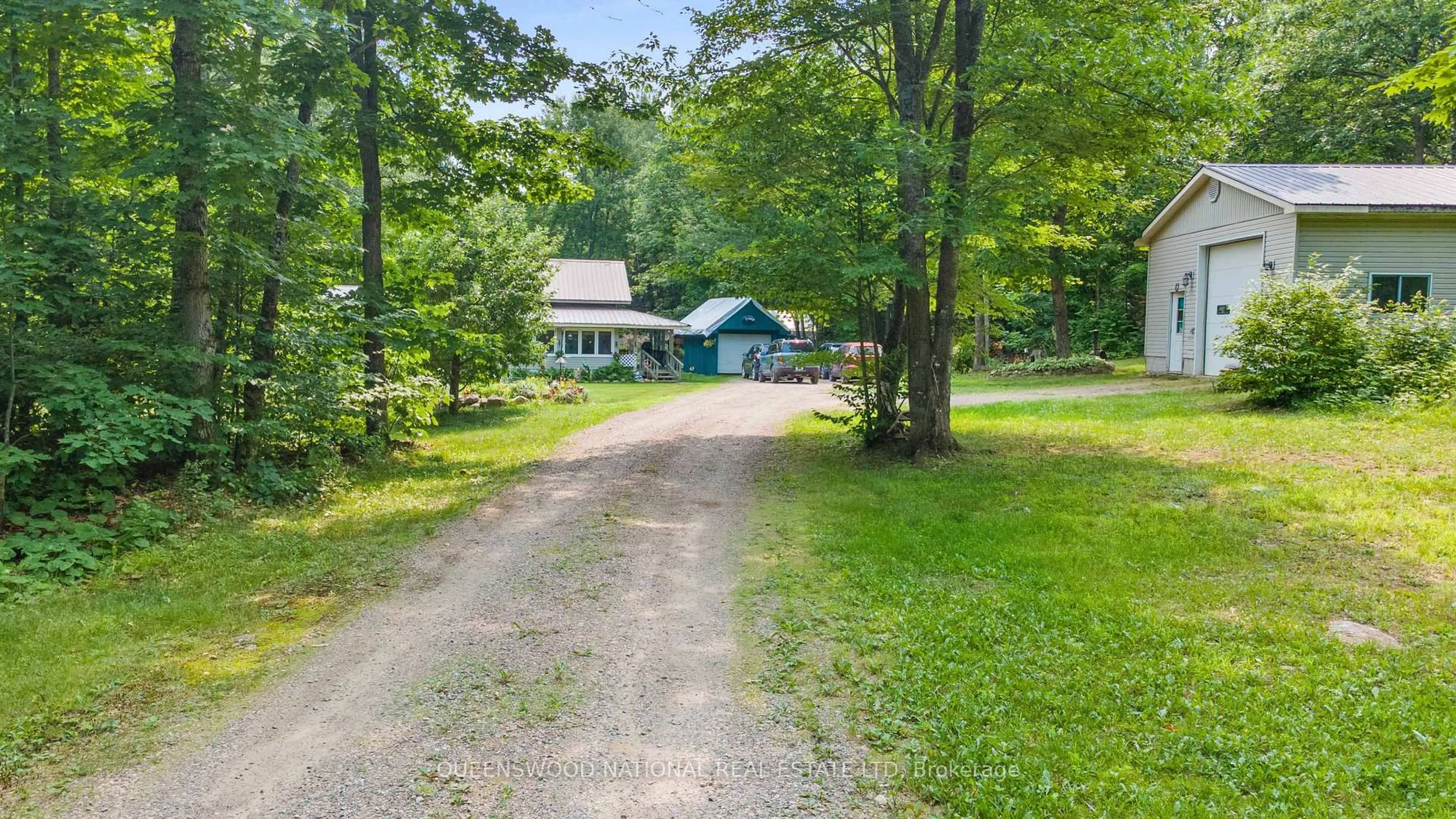 A pic from outside/outdoor area/front of a property/back of a property/a pic from drone, street for 1205 Yandreski Rd, Barry's Bay Ontario K0J 1B0