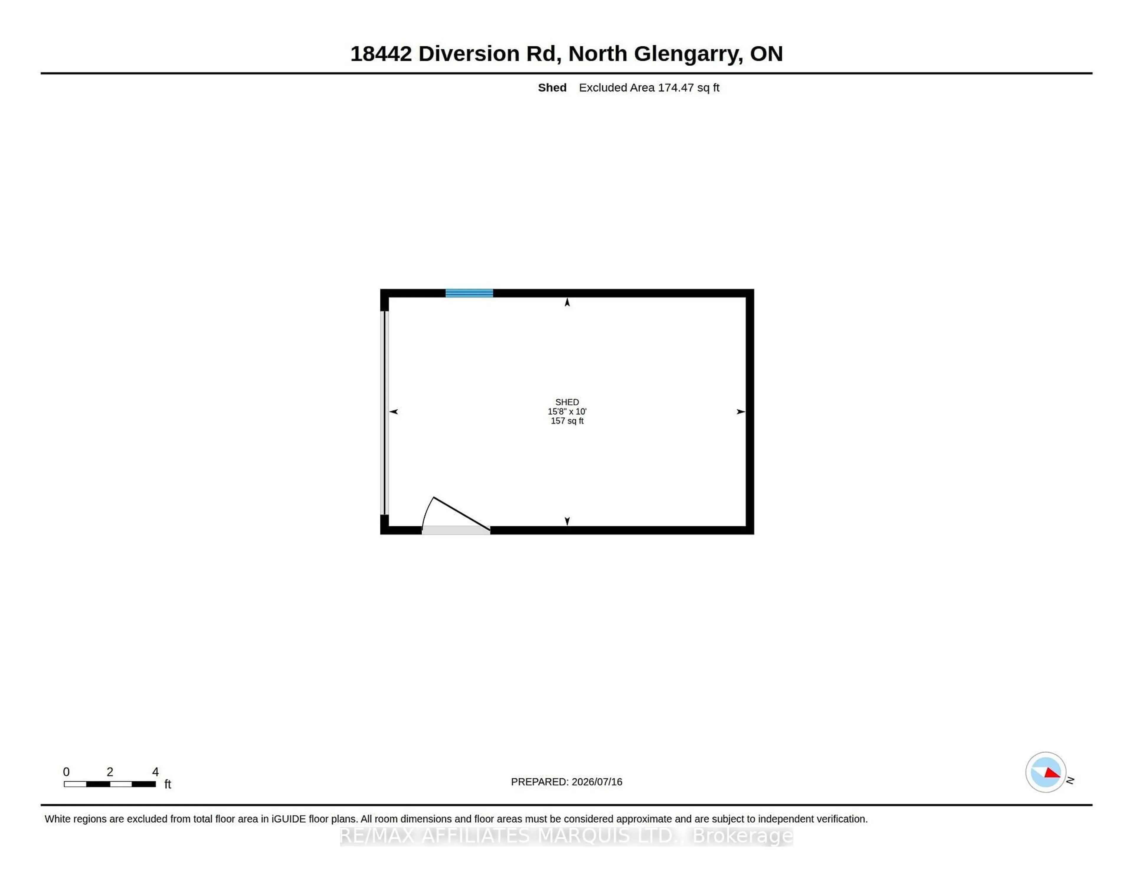 Floor plan for 18442 Diversion Rd, North Glengarry Ontario K0C 1B0