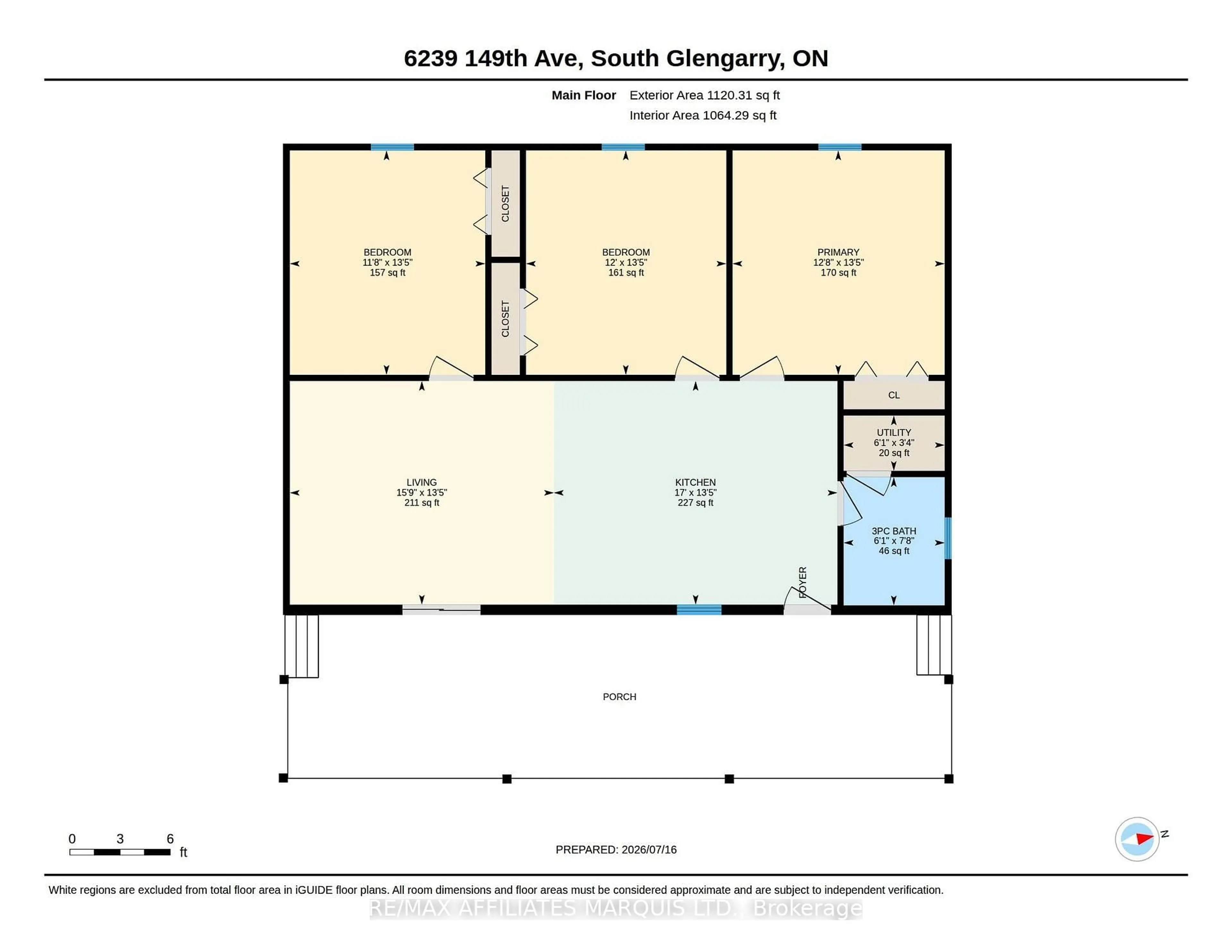Floor plan for 6239 149th Ave, South Glengarry Ontario K0C 1E0