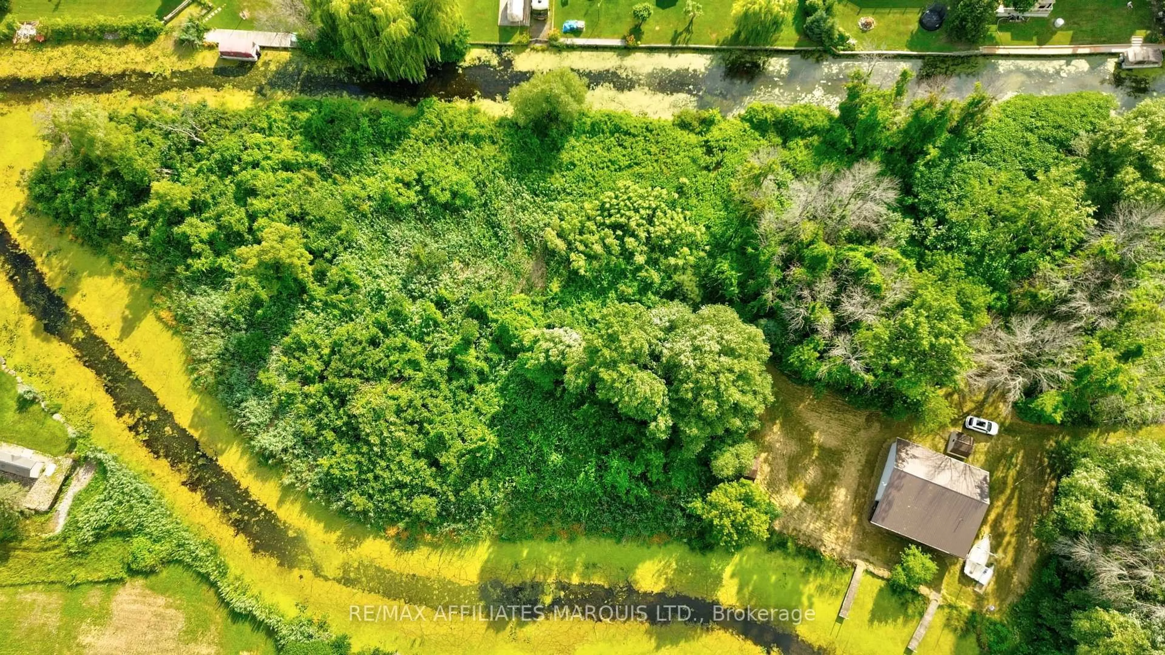 A pic from outside/outdoor area/front of a property/back of a property/a pic from drone, forest/trees view for 6239 149th Ave, South Glengarry Ontario K0C 1E0