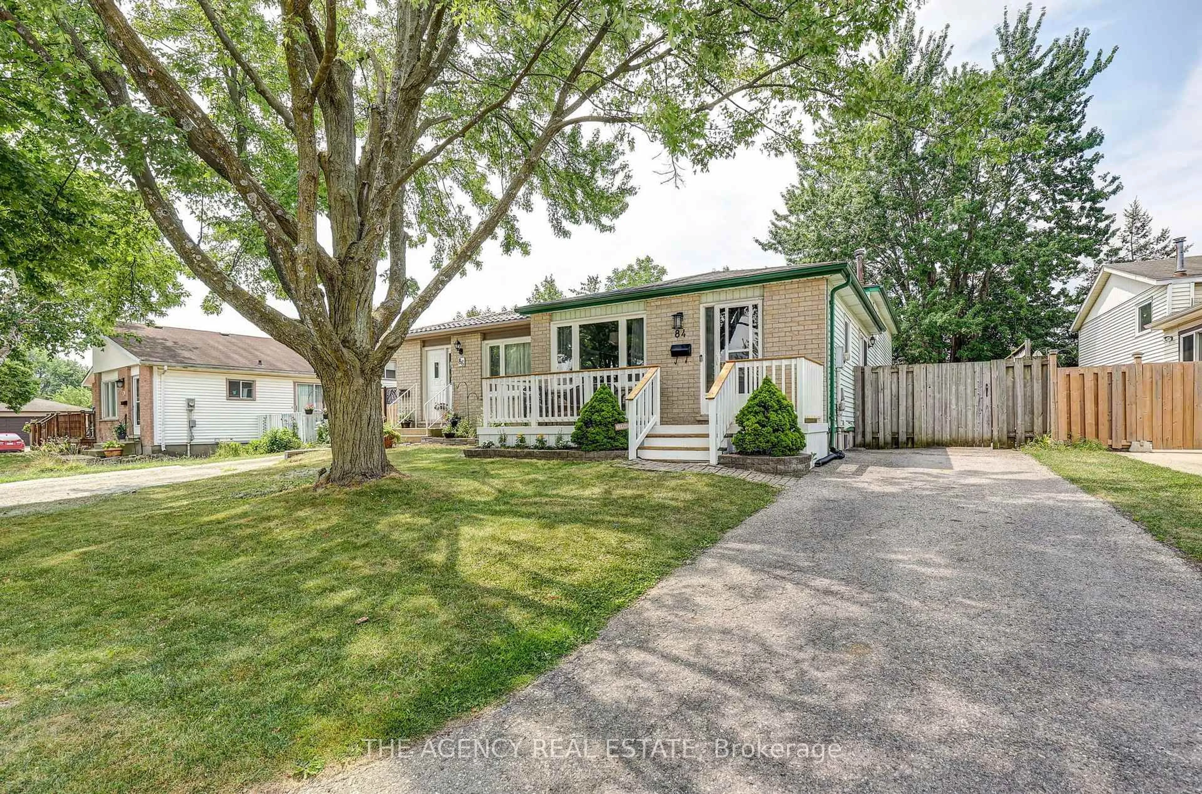 Home with vinyl exterior material, street for 84 Adswood Rd, London South Ontario N6E 2W1