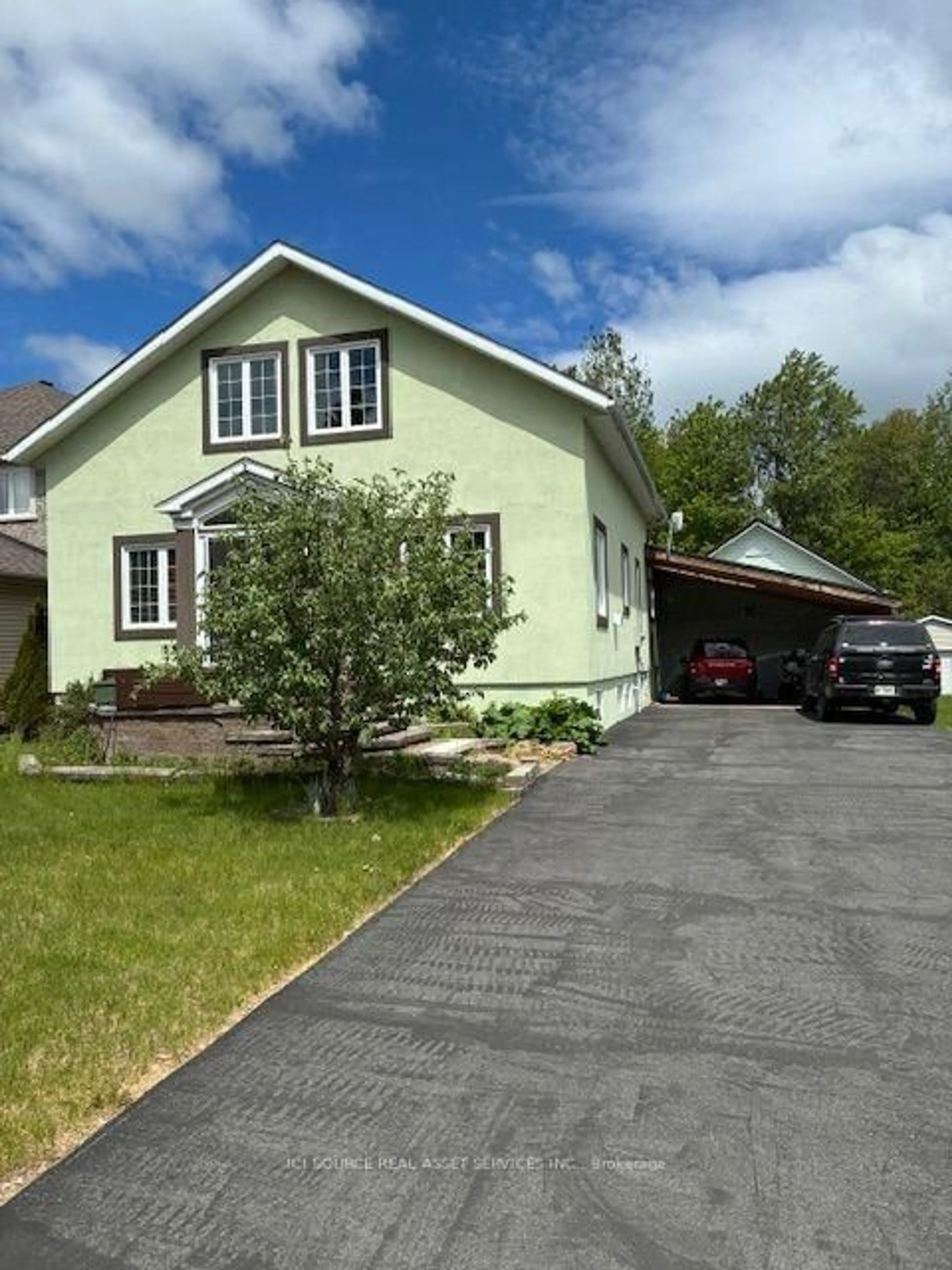 Home with vinyl exterior material, street for 35 Brisson St, The Nation Ontario K0A 2M0
