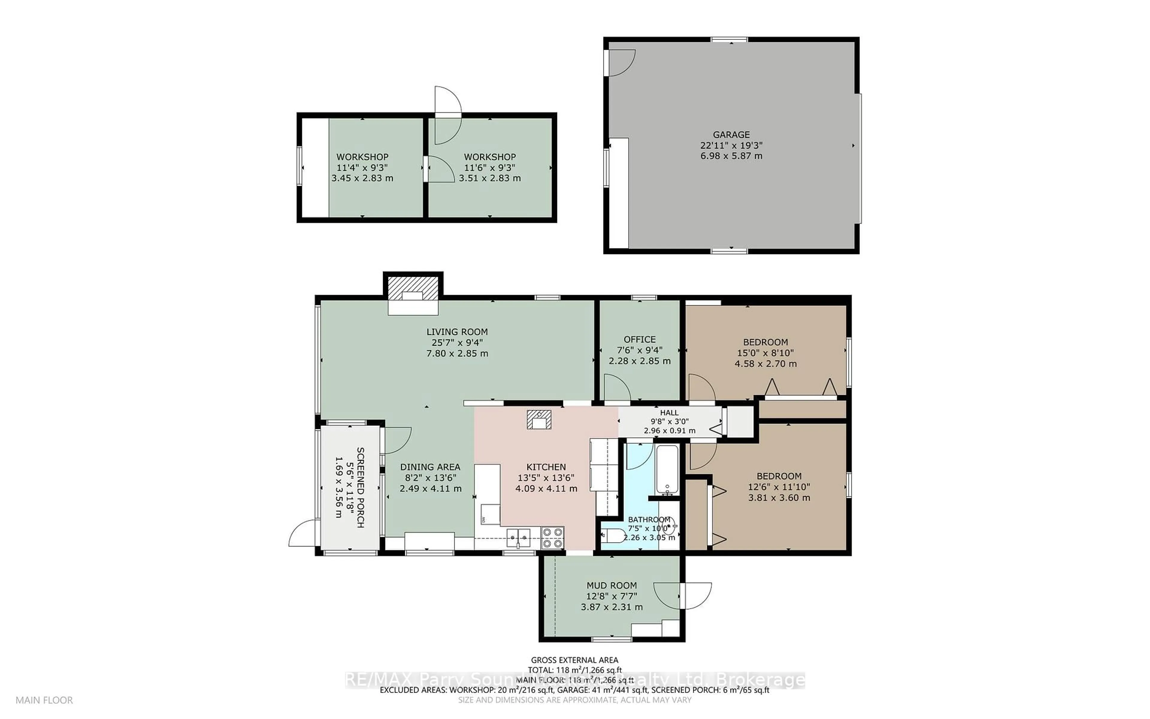 Floor plan for 408 Chur Lee Rd, Whitestone Ontario P0A 1G0