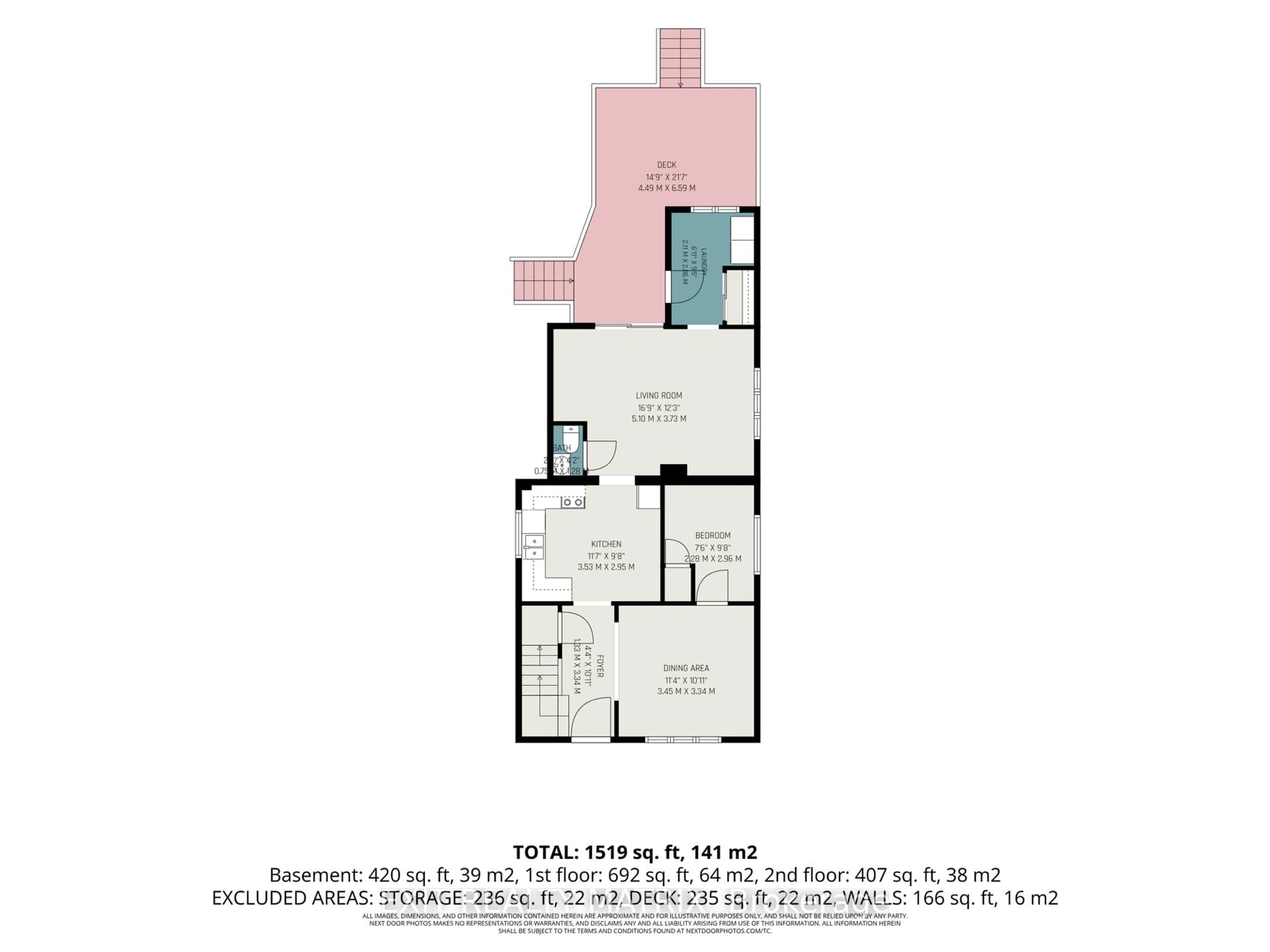 Floor plan for 1026 Notre Dame Rd, Russell Ontario K0A 1W0
