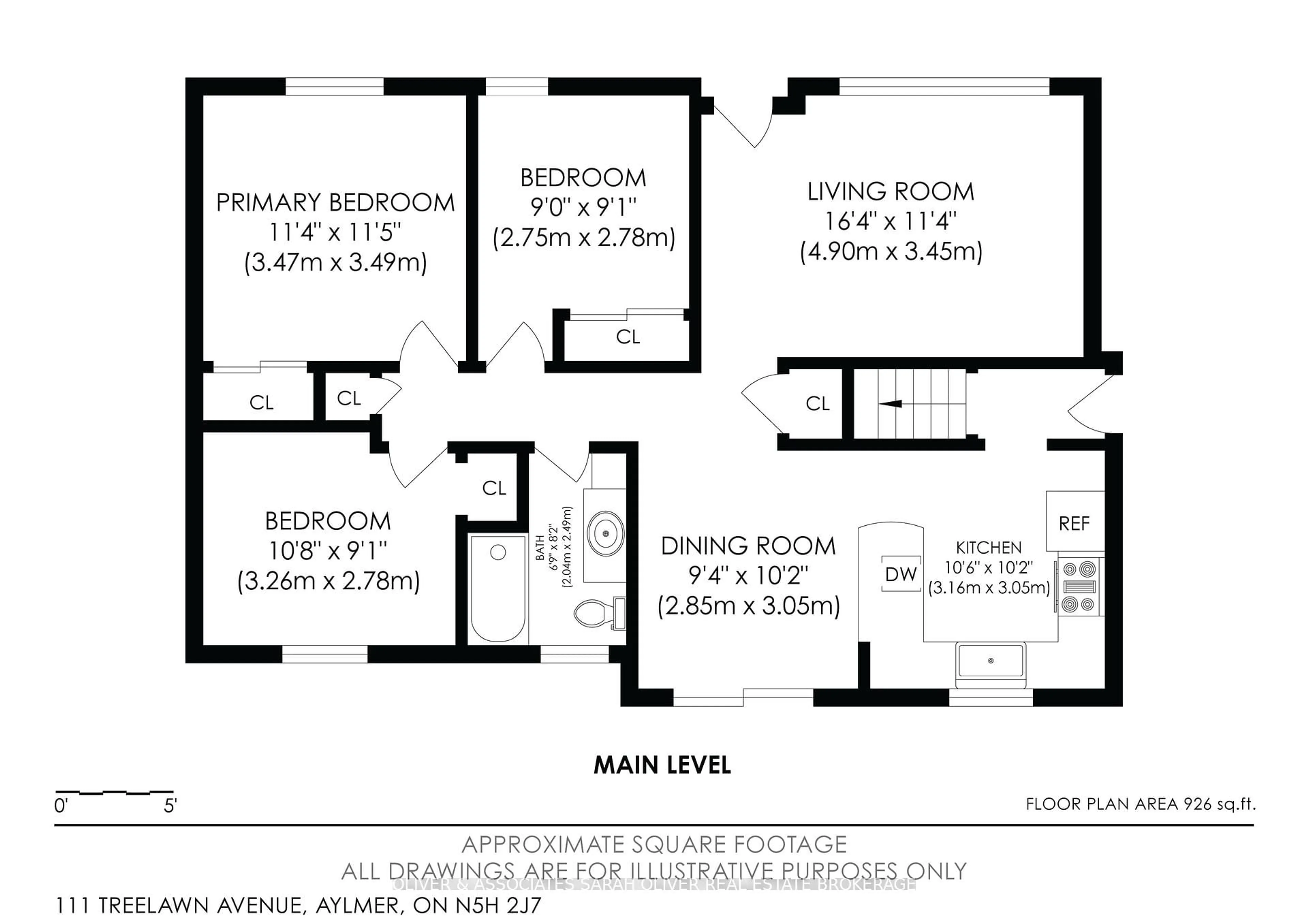 Floor plan for 111 Treelawn Ave, Aylmer Ontario N5H 2J7
