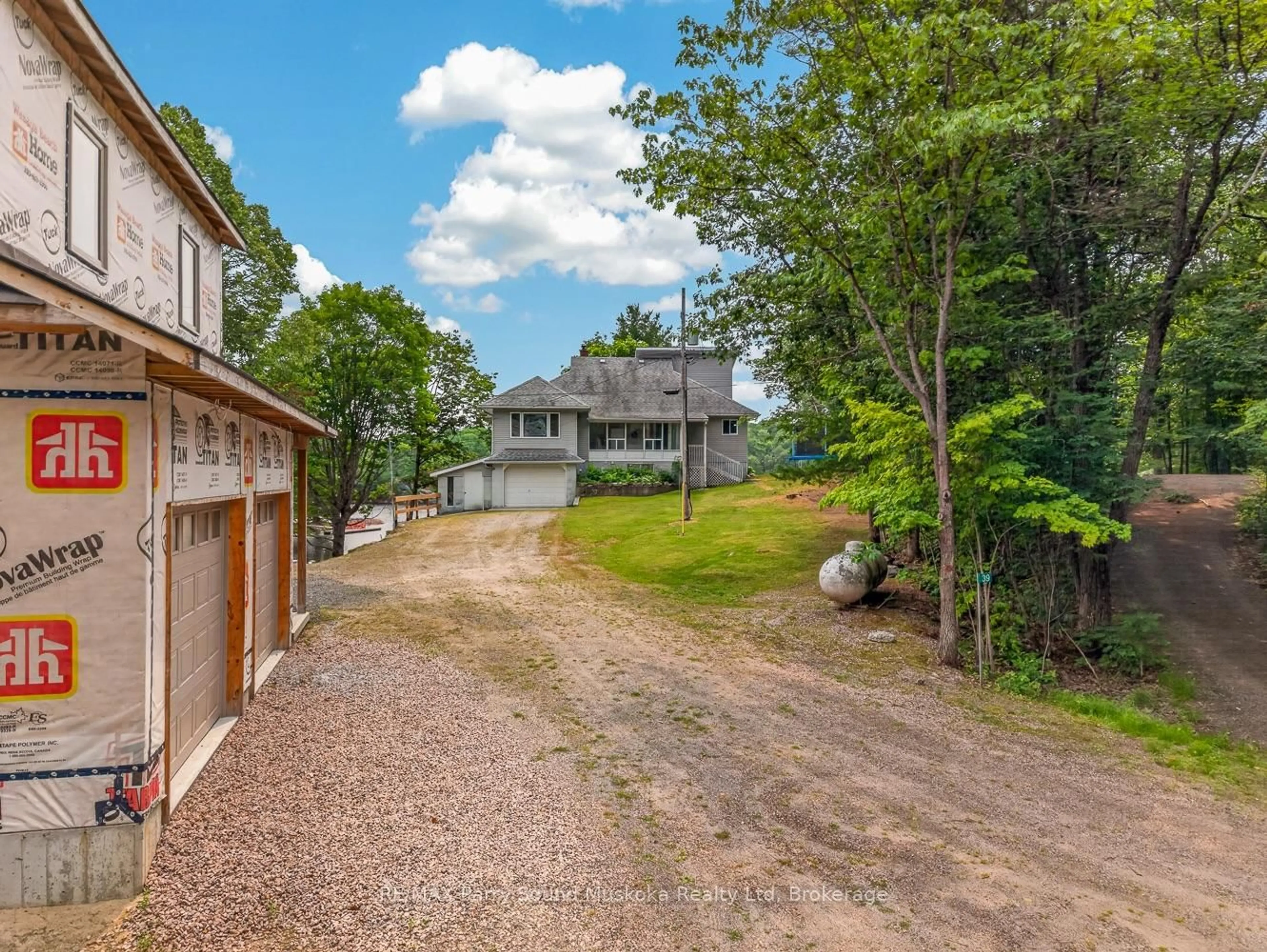 A pic from outside/outdoor area/front of a property/back of a property/a pic from drone, unknown for 39 Fred Dubie Rd, Carling Ontario P0G 1G0