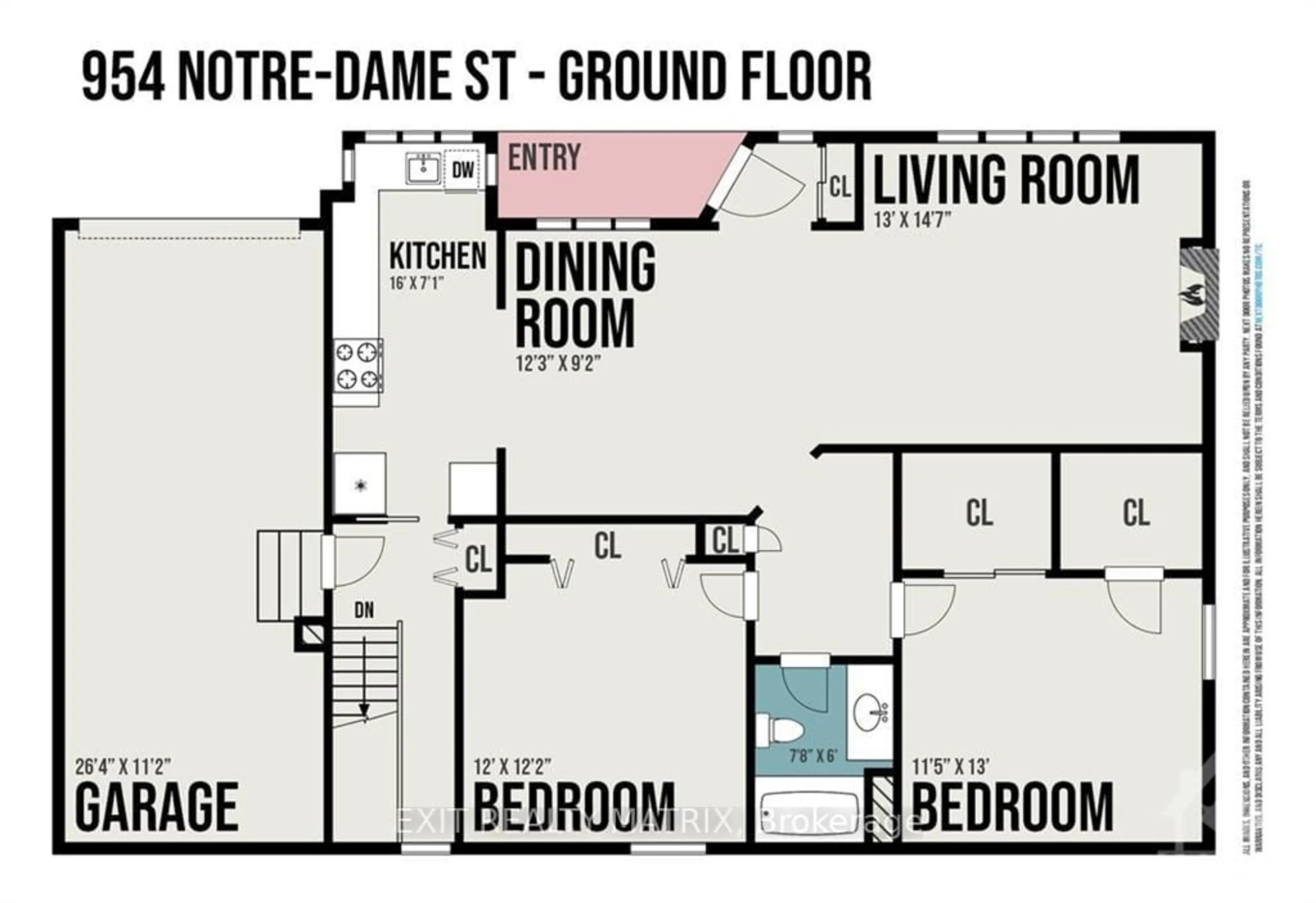 Floor plan for 954 NOTRE DAME St, Russell Ontario K0A 1W0