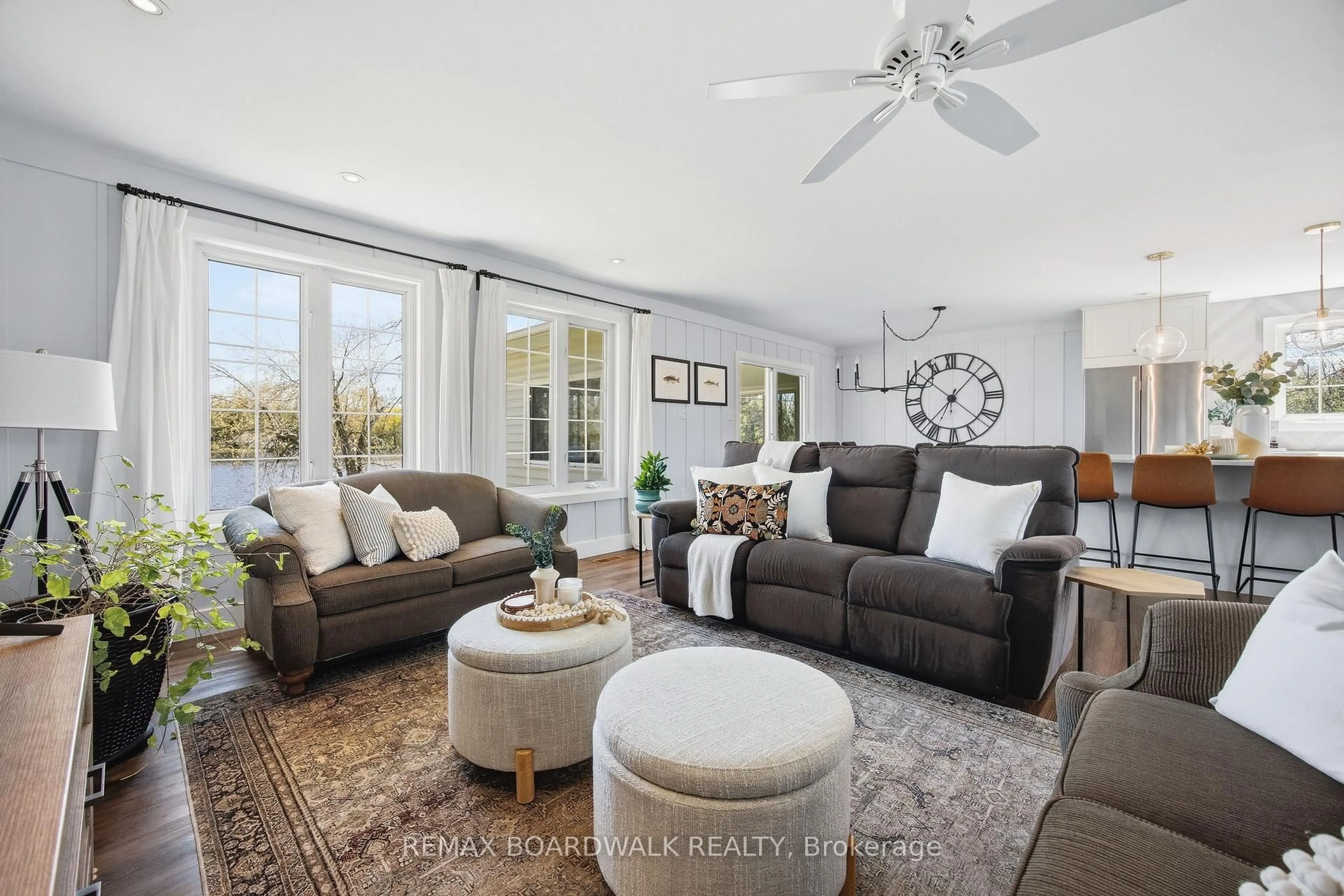 Living room with furniture, unknown for 100 Mcculloughs Landing, Perth Ontario K7H 3C8