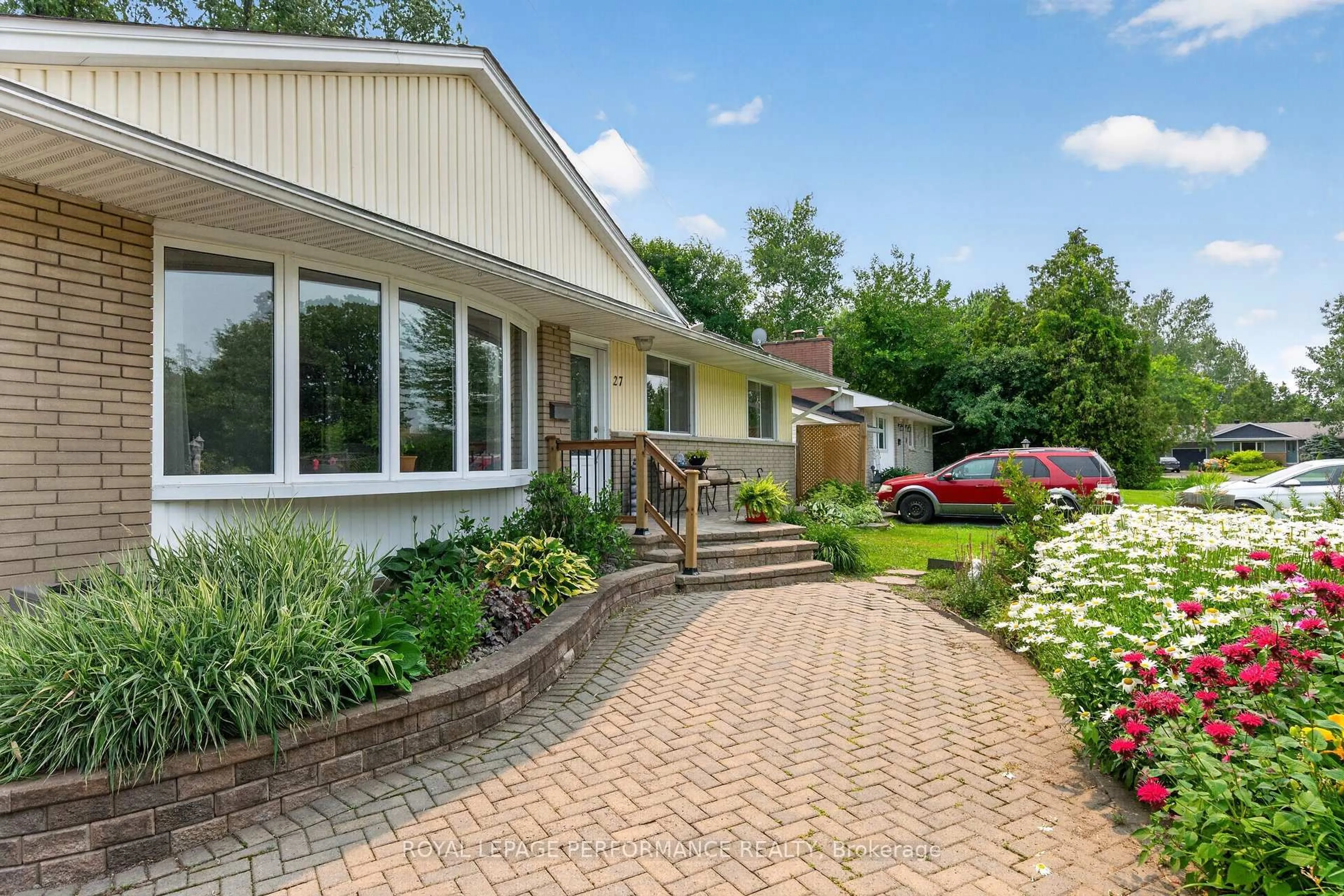 Home with brick exterior material, street for 27 Ilkley Cres, Ottawa Ontario K2G 0W6