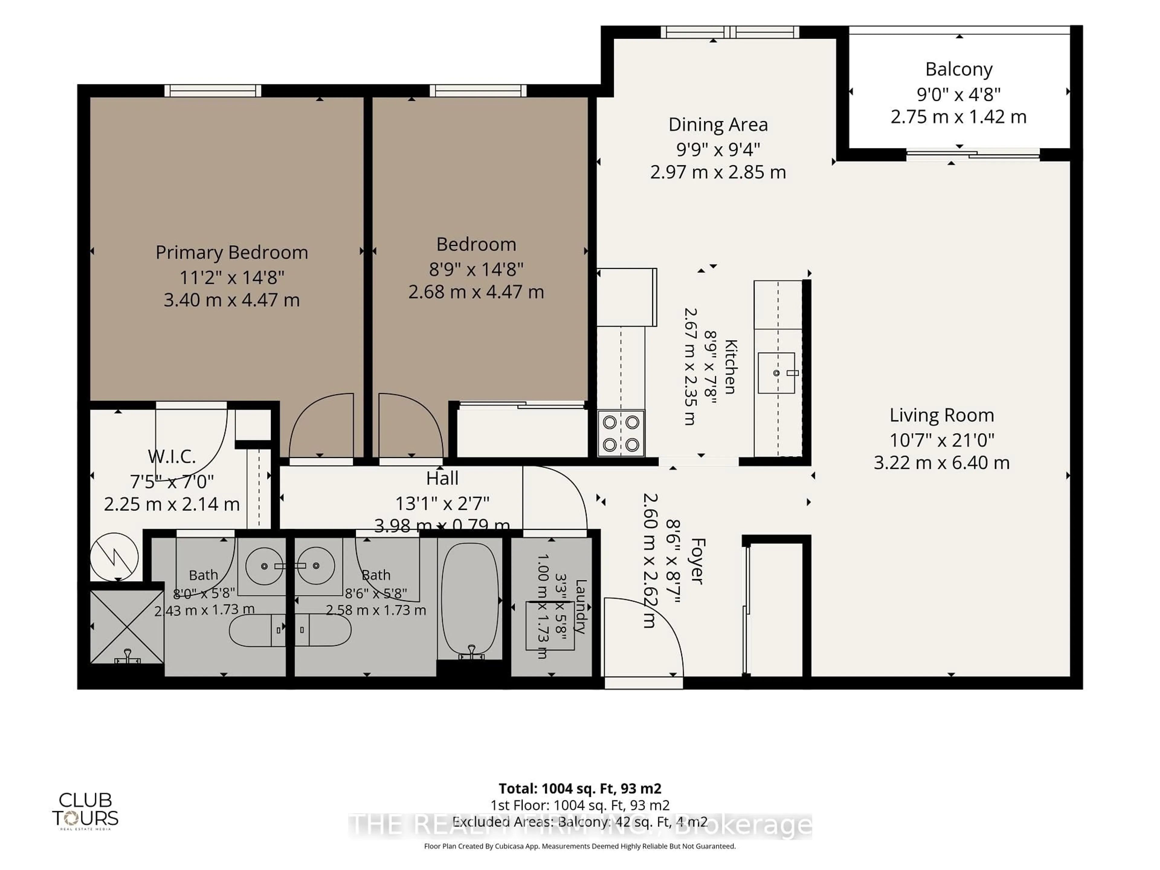 Floor plan for 76 Baseline Rd #904, London South Ontario N6J 4X6