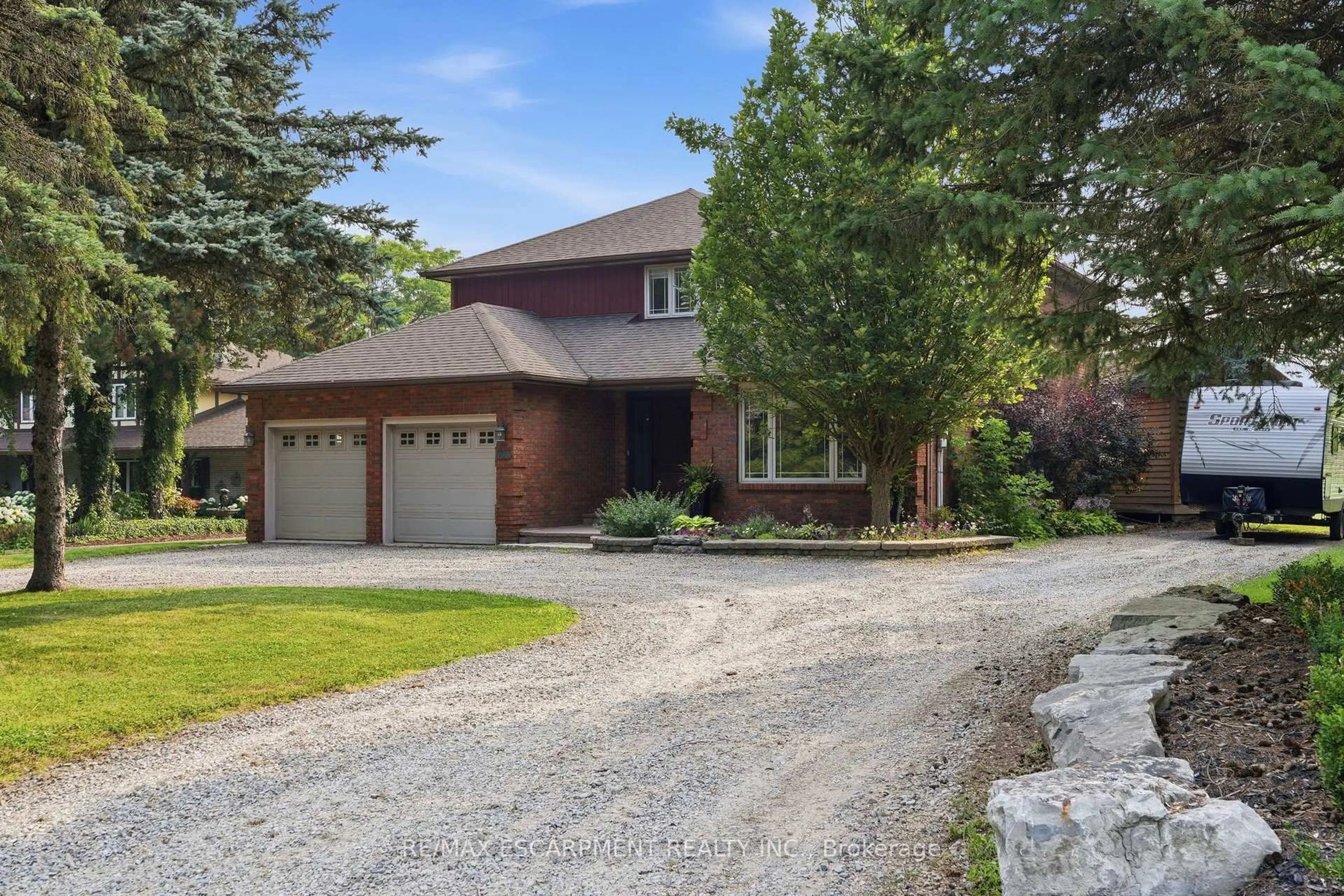 Home with brick exterior material, street for 108 Highway 52, Hamilton Ontario L0R 1T0