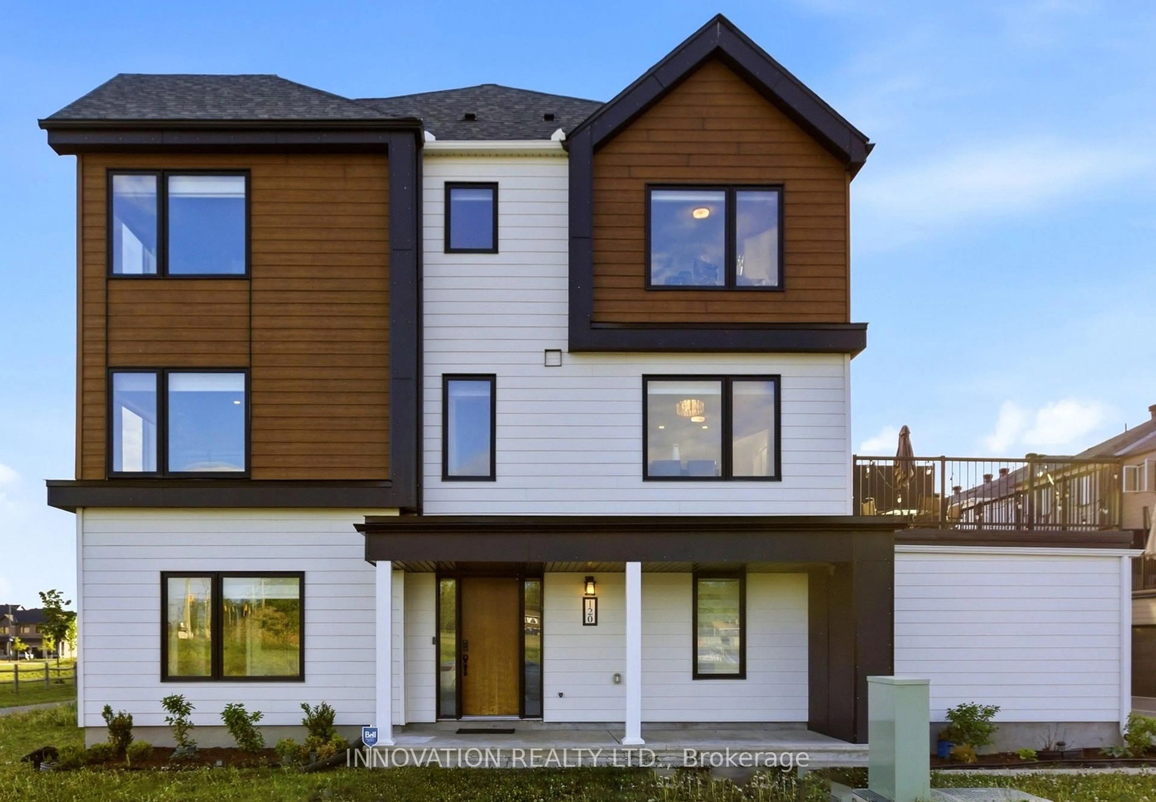 Home with brick exterior material, street for 120 Kyanite Lane, Ottawa Ontario K2J 7B5