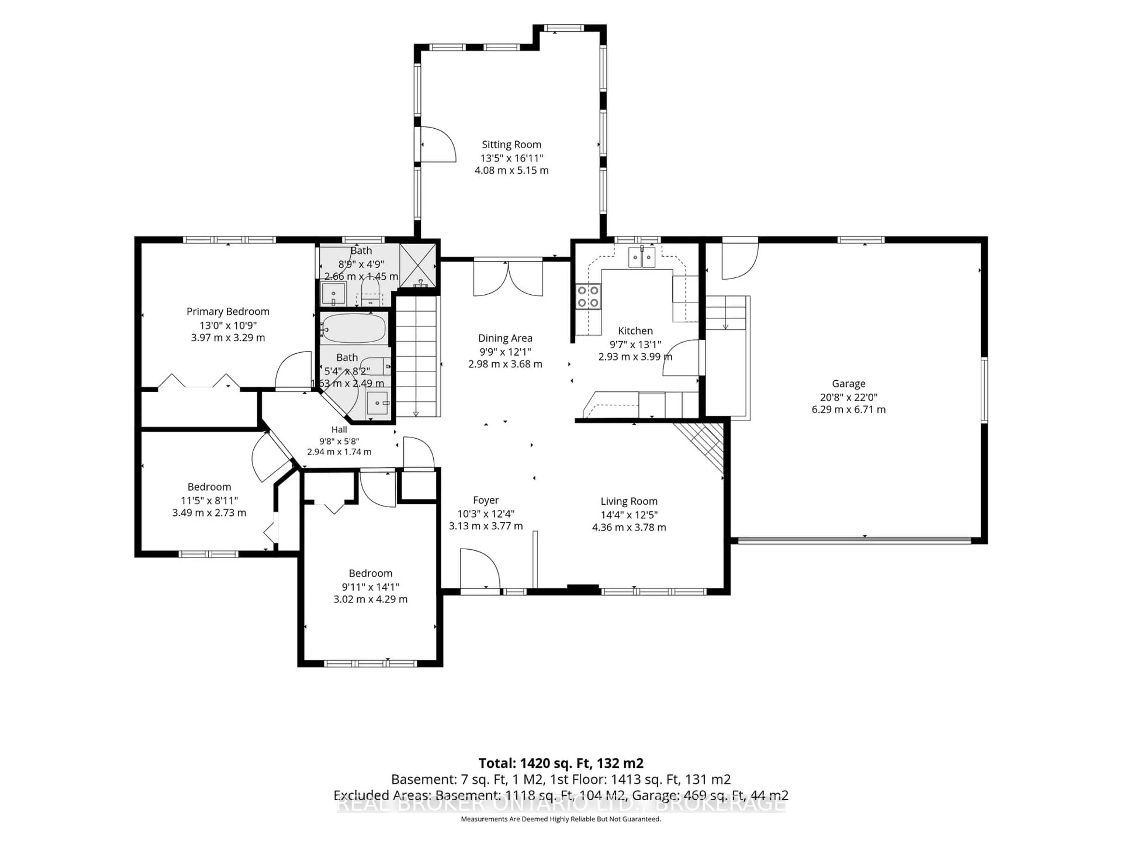 Floor plan for 18972 Kenyon Conc Rd 3 Rd, North Glengarry Ontario K0C 1B0