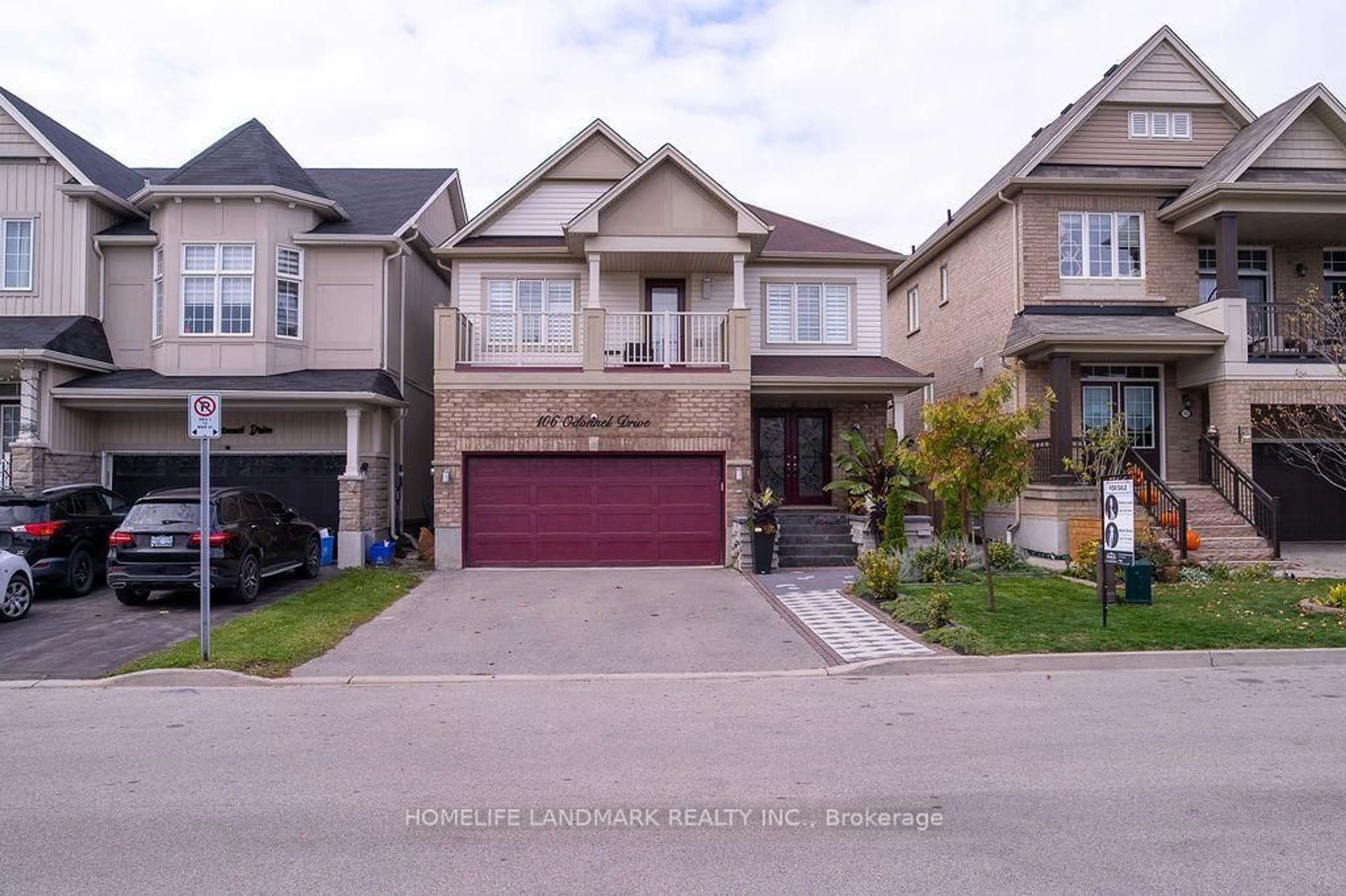 Home with brick exterior material, street for 106 Odonnel Dr, Hamilton Ontario L0R 1C0