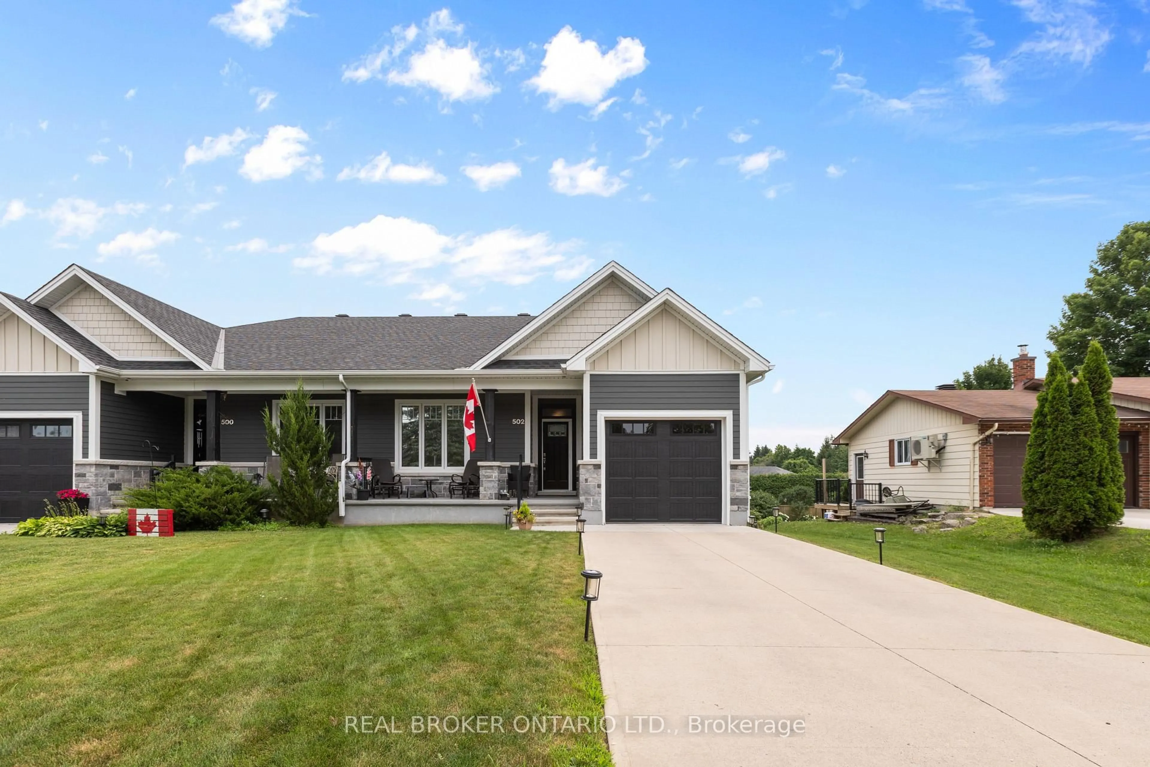 Home with vinyl exterior material, street for 502 Clothier St, North Grenville Ontario K0G 1J0